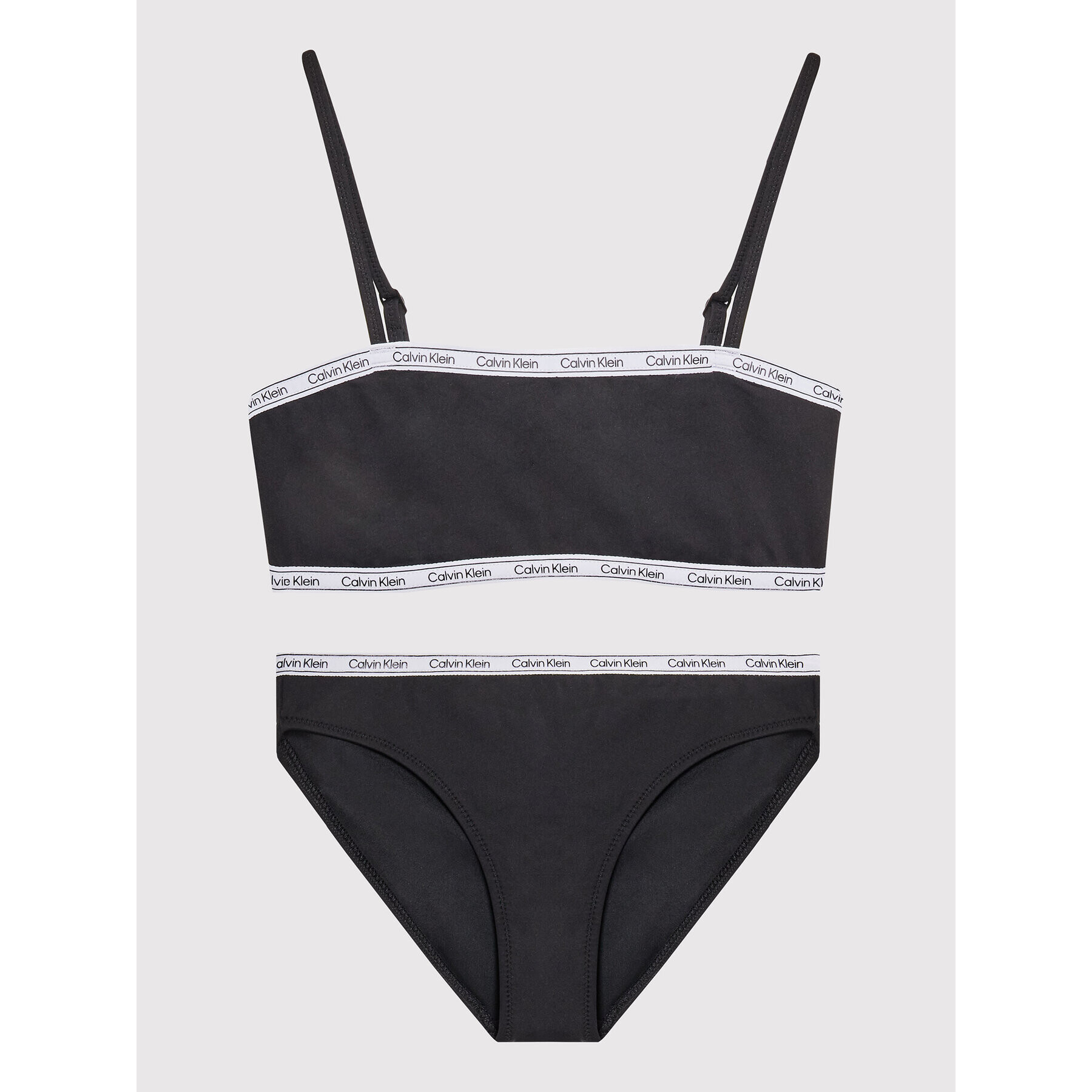 Calvin Klein Swimwear Bikiny KY0KY00016 Černá - Pepit.cz