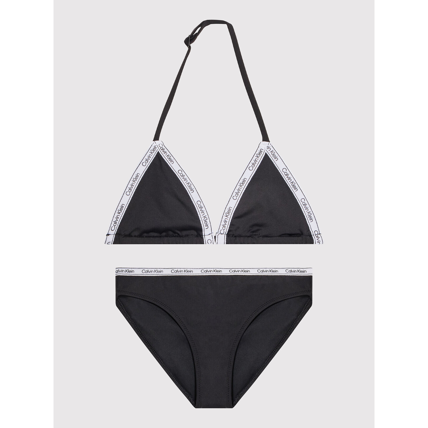 Calvin Klein Swimwear Bikiny Logo Tape KY0KY00008 Černá - Pepit.cz