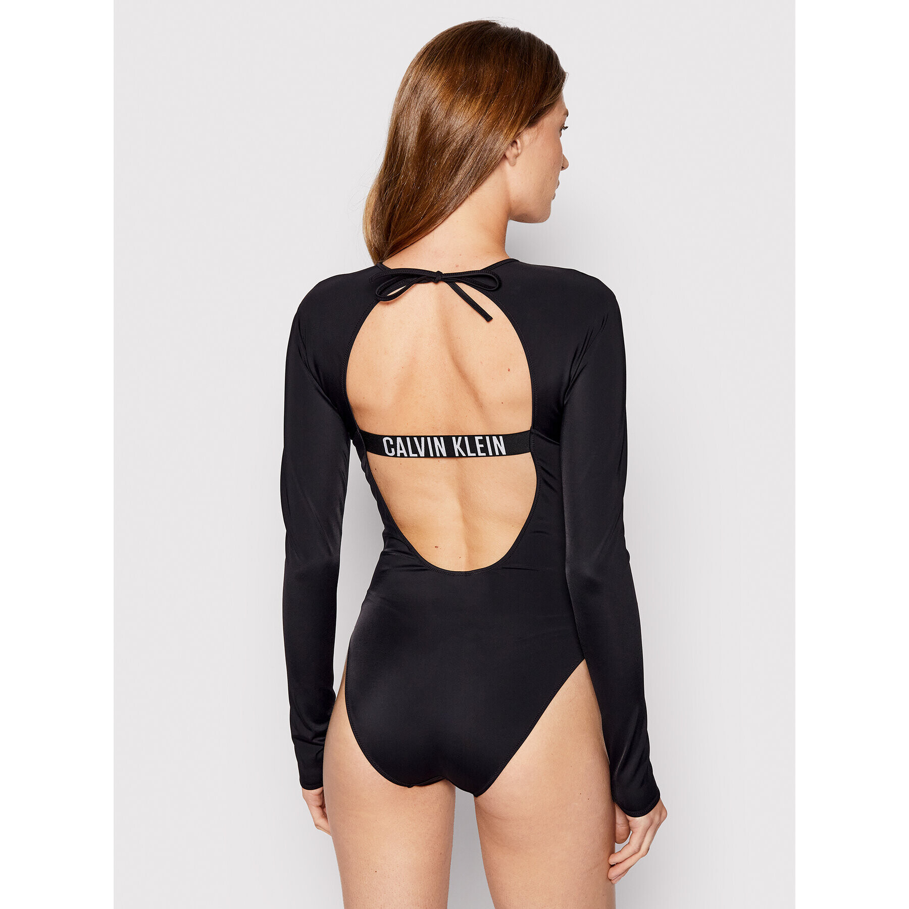 Calvin Klein Swimwear Bikiny Rash Guard KW0KW01596 Černá - Pepit.cz