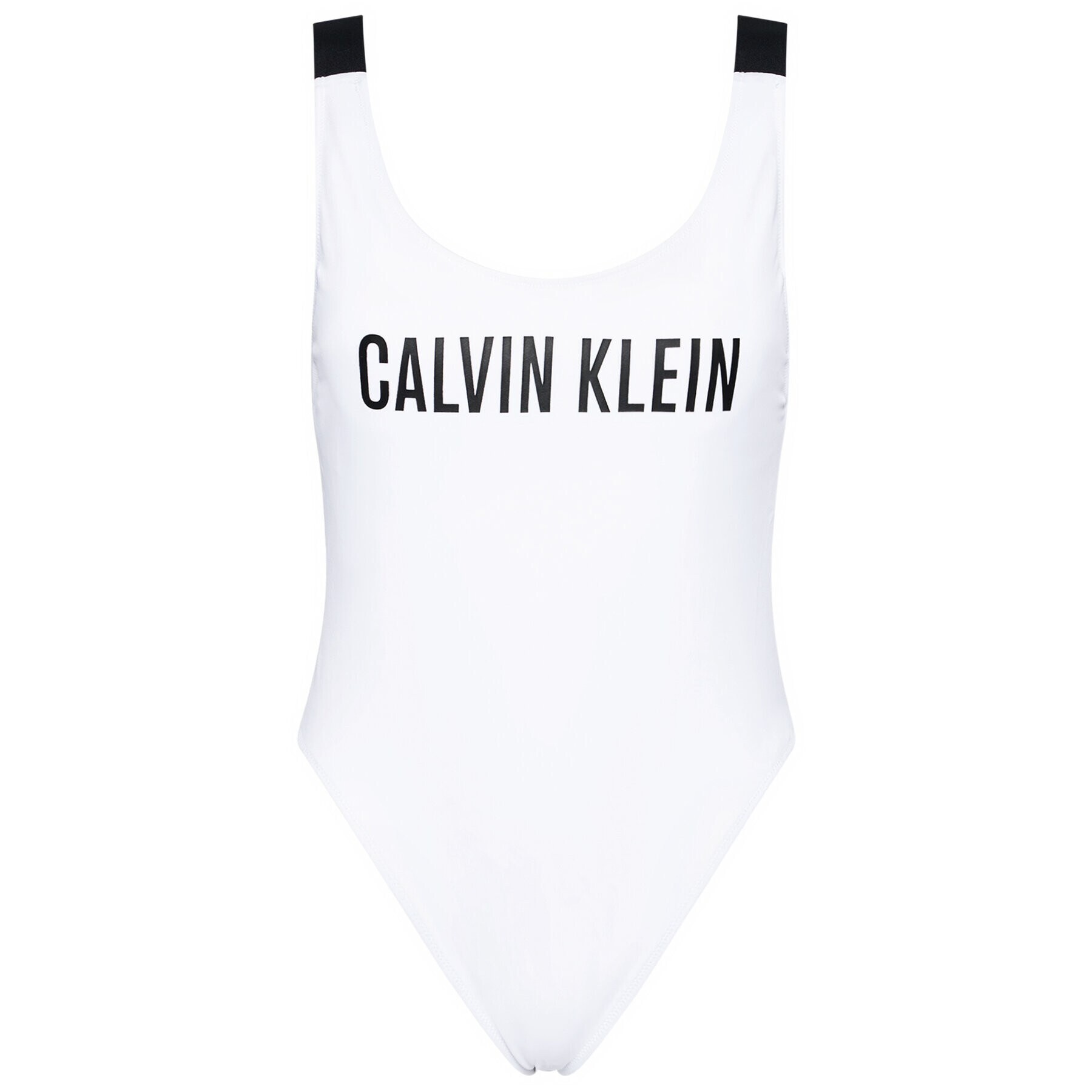 Calvin Klein Swimwear Bikiny Scoop Back KW0KW01235 Bílá - Pepit.cz