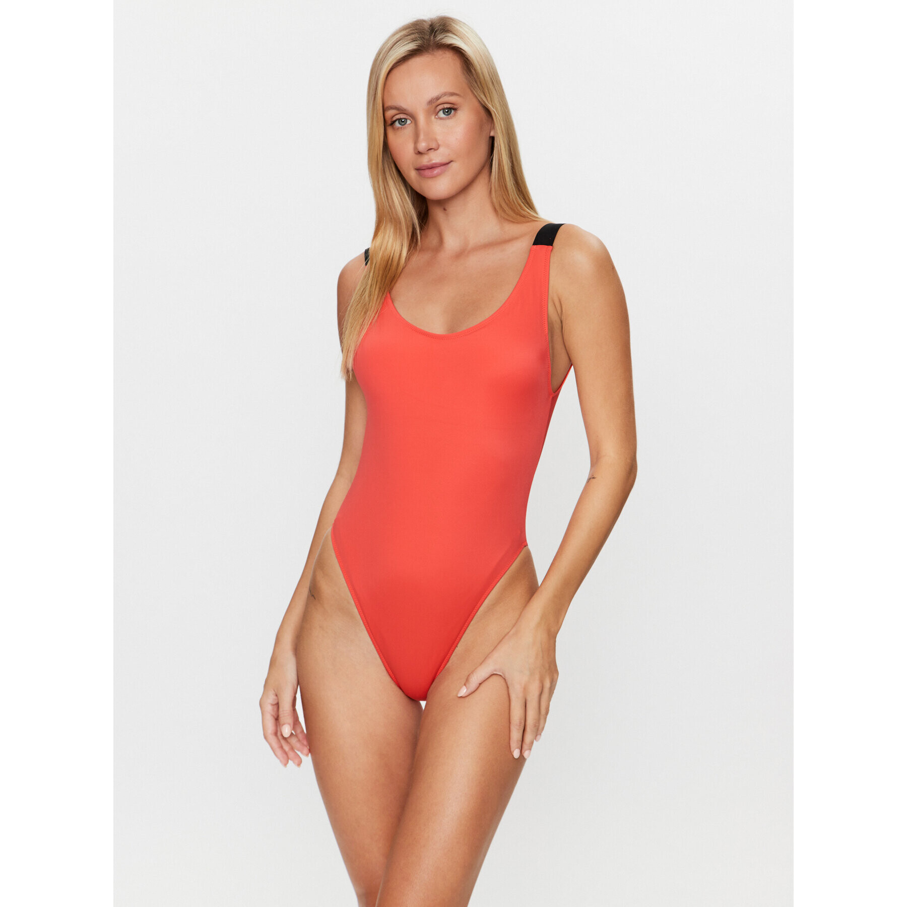 Calvin Klein Swimwear Jednodílné plavky KW0KW01995 Červená - Pepit.cz