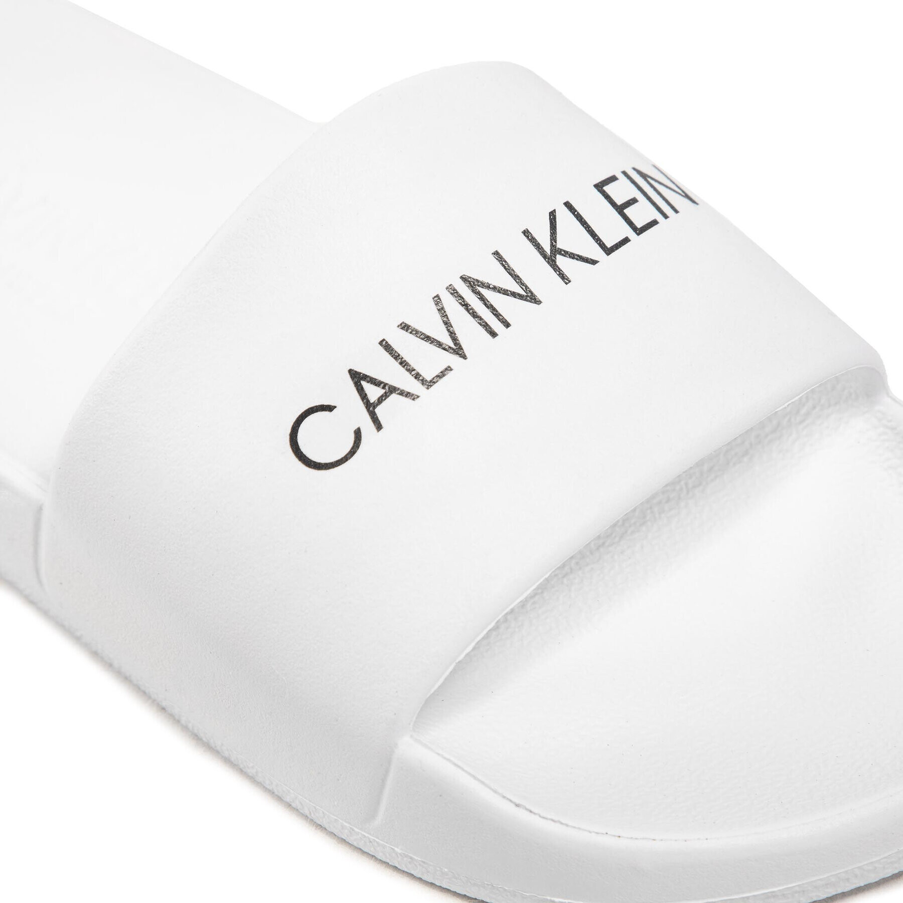 Calvin Klein Swimwear Nazouváky One Mold Slide KK0KK00075 Bílá - Pepit.cz