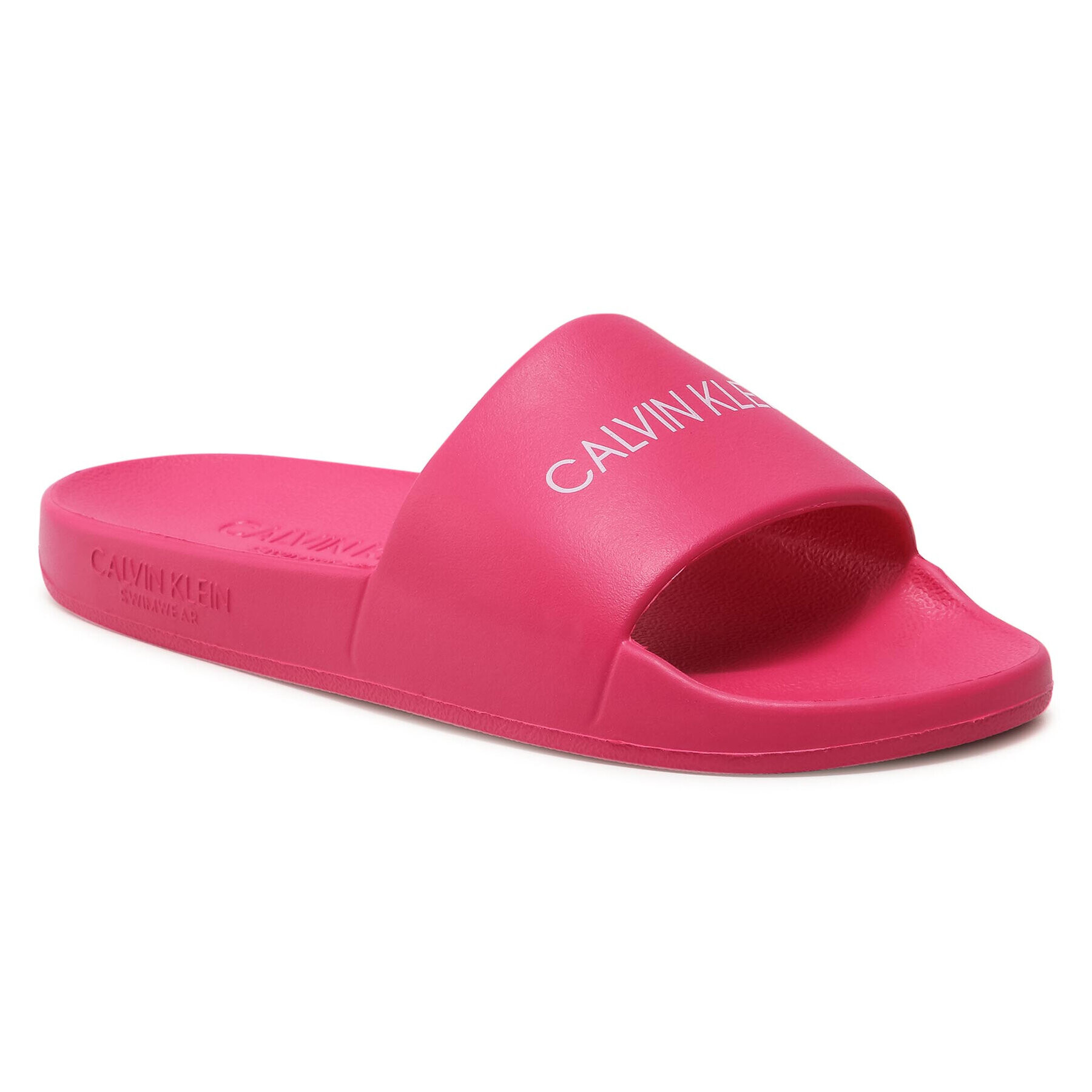 Calvin Klein Swimwear Nazouváky One Mold Slide KK0KK00075 Růžová - Pepit.cz