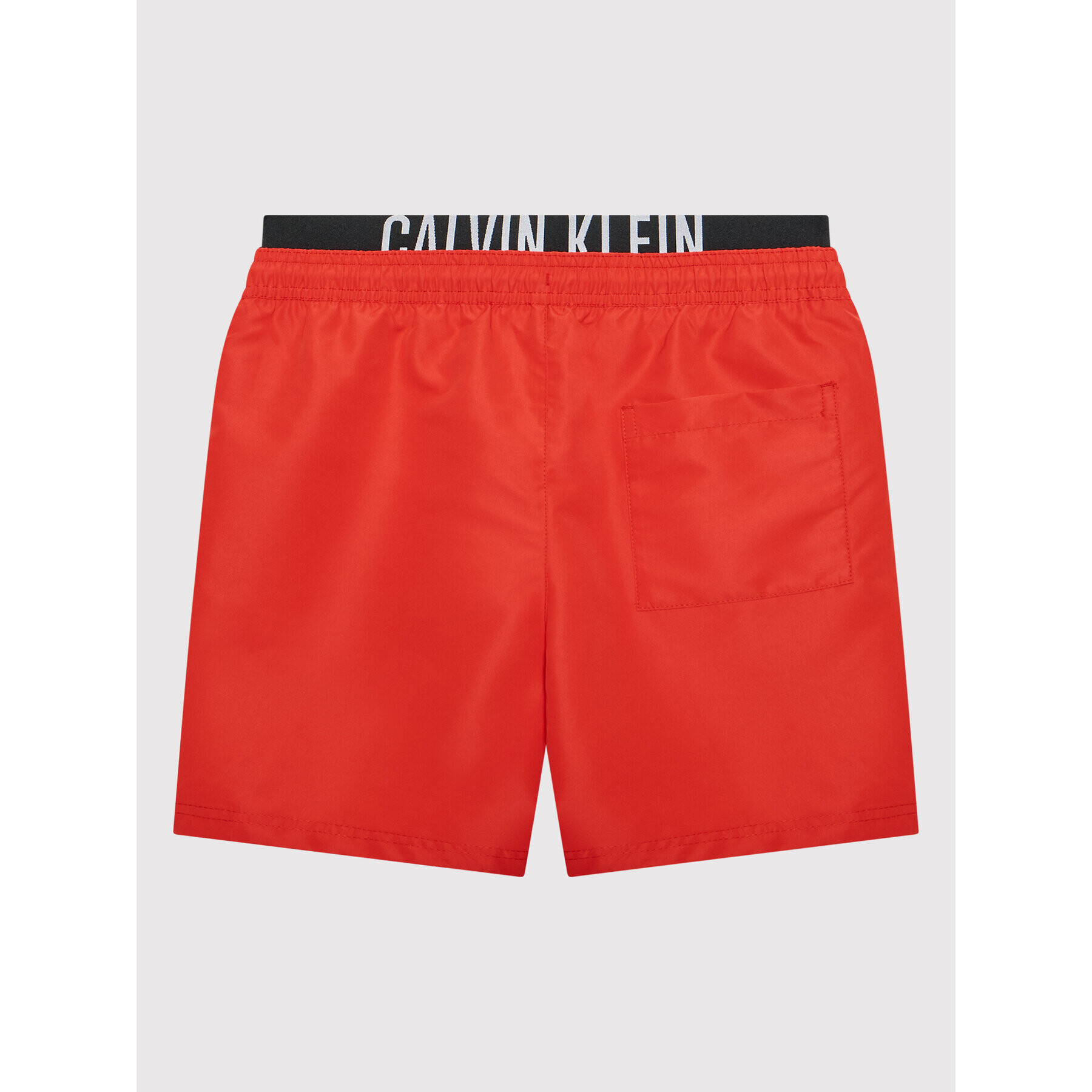 Calvin Klein Swimwear Plavecké šortky Intense Power KV0KV00001 Červená Regular Fit - Pepit.cz