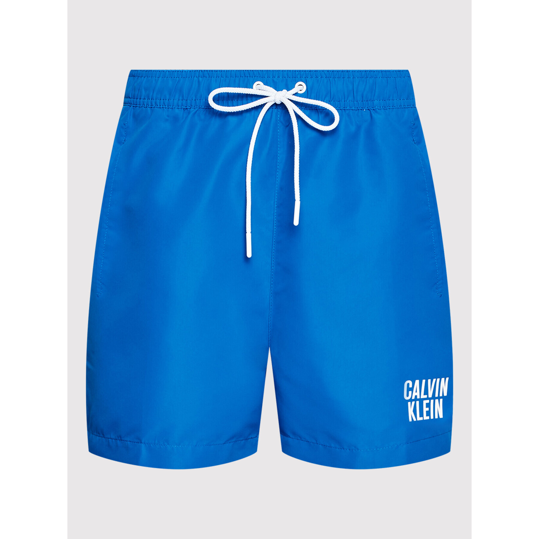 Calvin Klein Swimwear Plavecké šortky KM0KM00702 Modrá Regular Fit - Pepit.cz