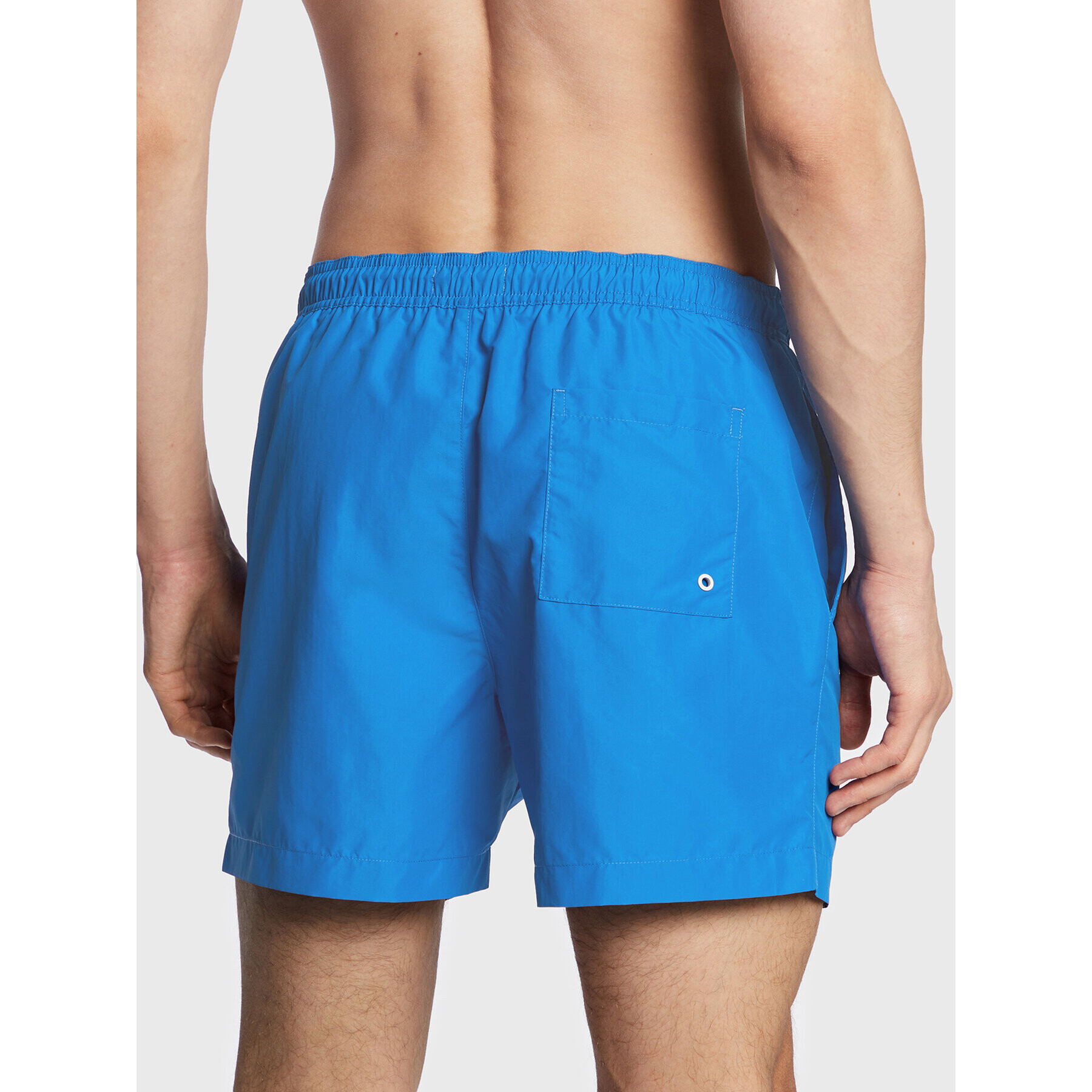 Calvin Klein Swimwear Plavecké šortky KM0KM00794 Modrá Regular Fit - Pepit.cz