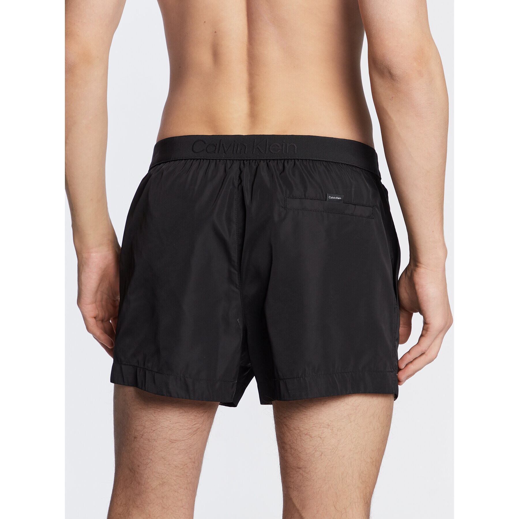 Calvin Klein Swimwear Plavecké šortky KM0KM00861 Černá Regular Fit - Pepit.cz