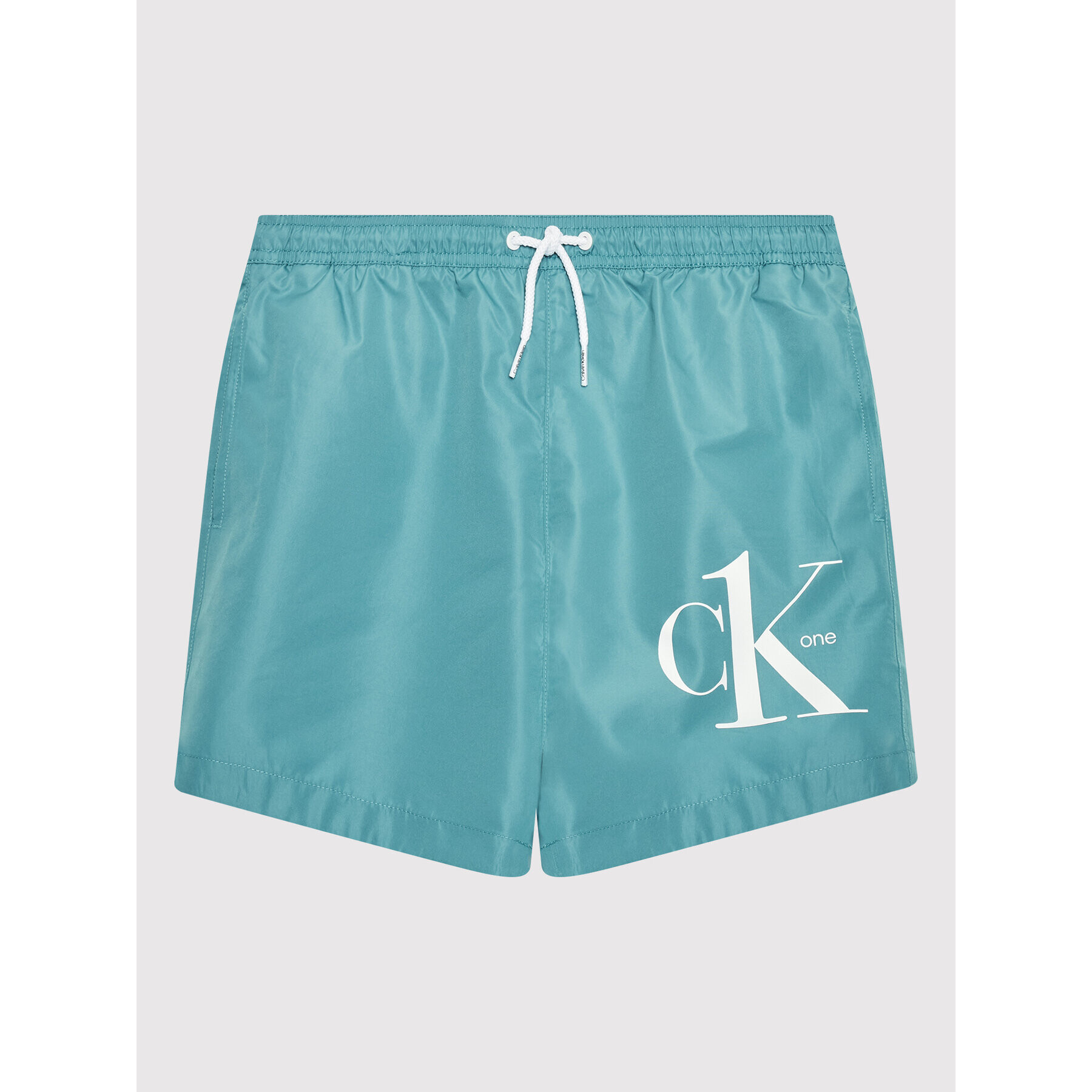 Calvin Klein Swimwear Plavecké šortky KV0KV00002 Modrá Regular Fit - Pepit.cz