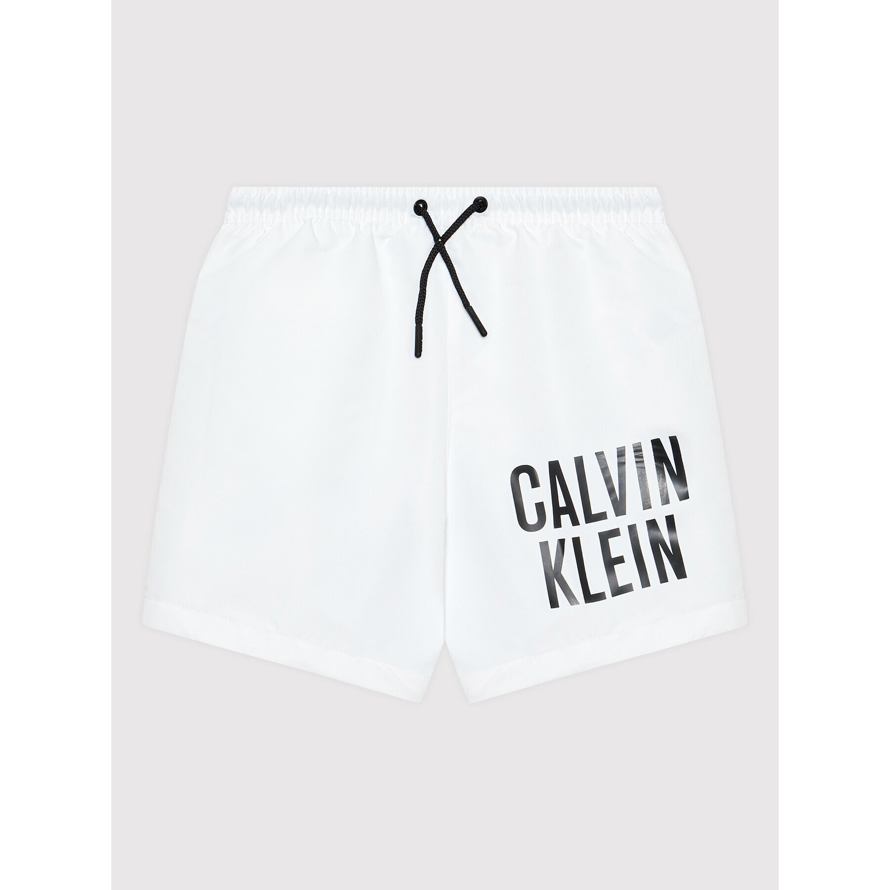 Calvin Klein Swimwear Plavecké šortky KV0KV00006 Bílá Regular Fit - Pepit.cz