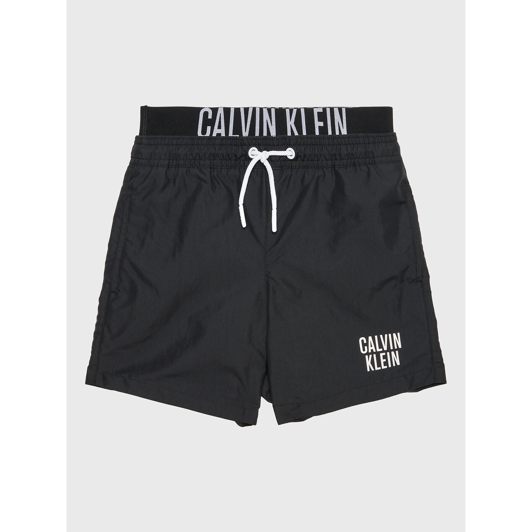 Calvin Klein Swimwear Plavecké šortky KV0KV00022 Černá Regular Fit - Pepit.cz