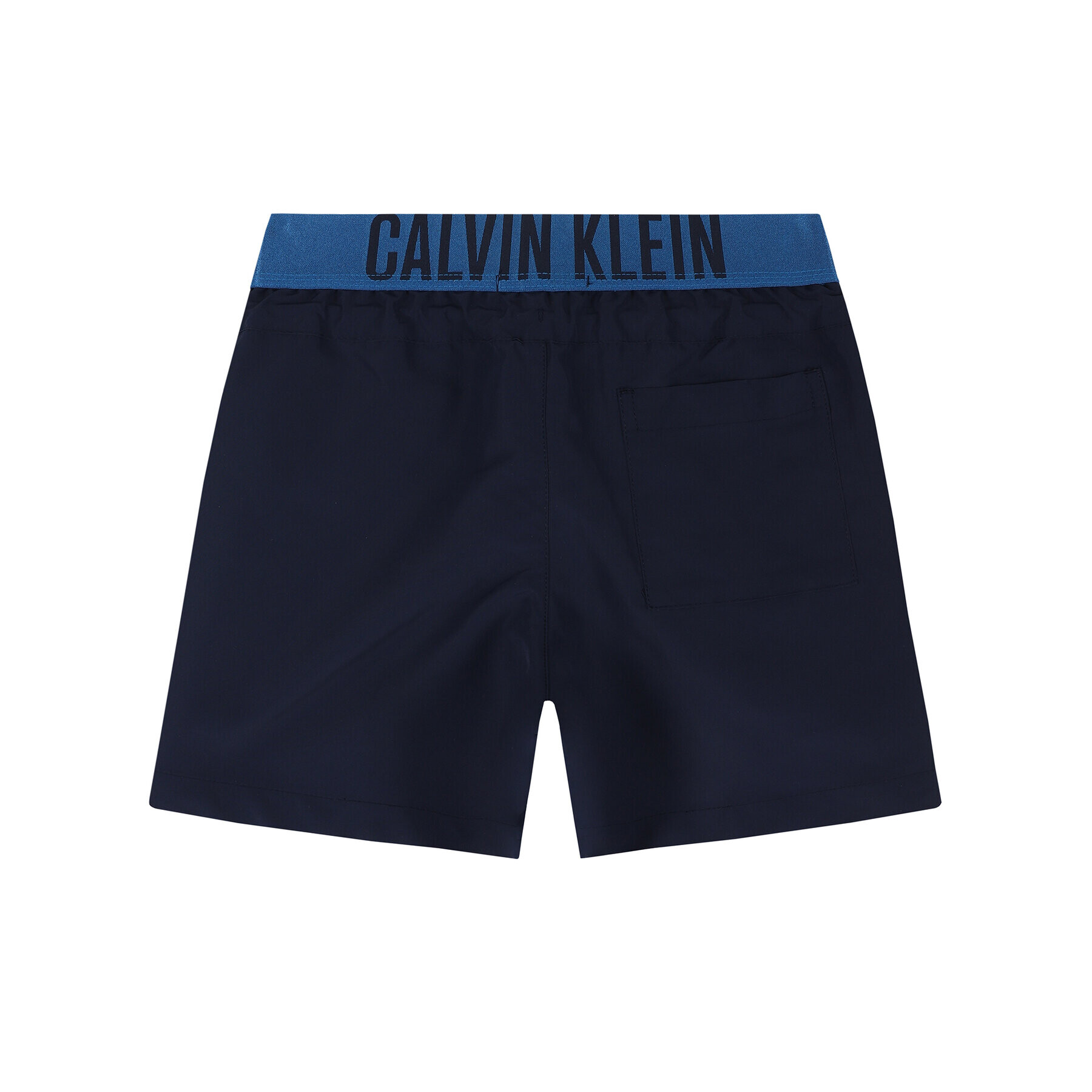 Calvin Klein Swimwear Plavecké šortky Medium Waistband Drawstring B70B700226 Tmavomodrá Regular Fit - Pepit.cz