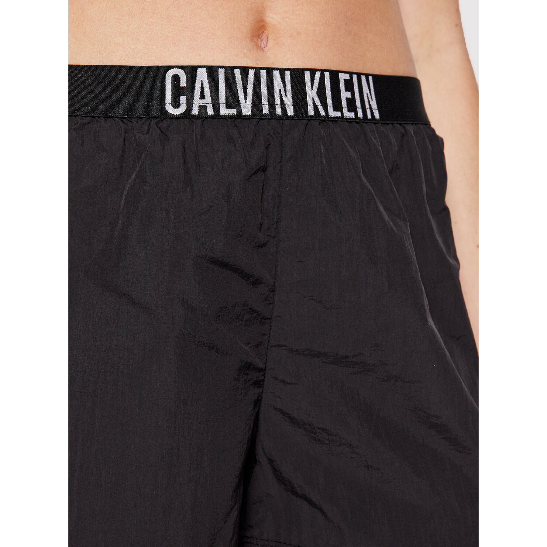 Calvin Klein Swimwear Plážové šortky KW0KW01777 Černá Regular Fit - Pepit.cz