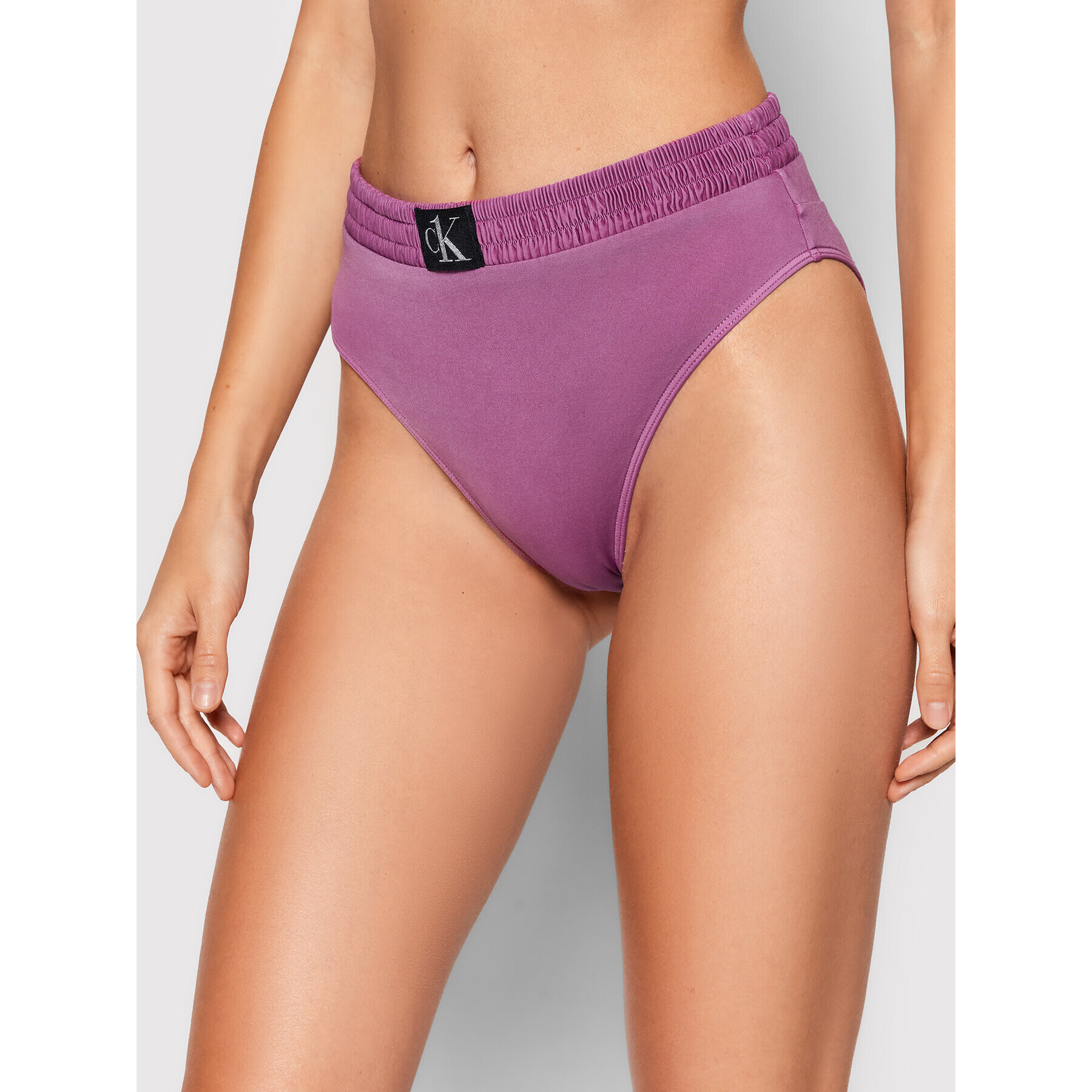 Calvin Klein Swimwear Spodní část bikin Authentic KW0KW01487 Fialová - Pepit.cz