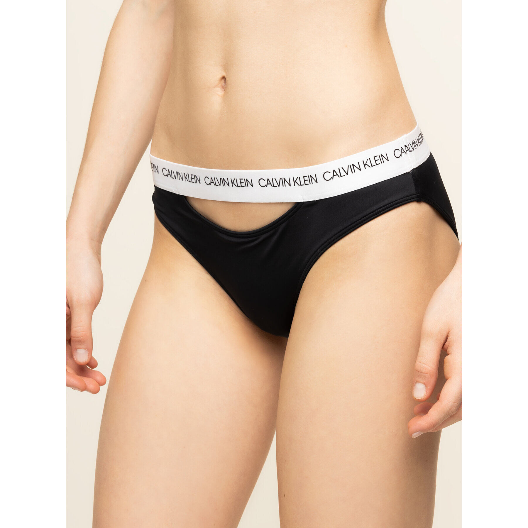 Calvin Klein Swimwear Spodní část bikin Classic KW0KW00658 Černá - Pepit.cz