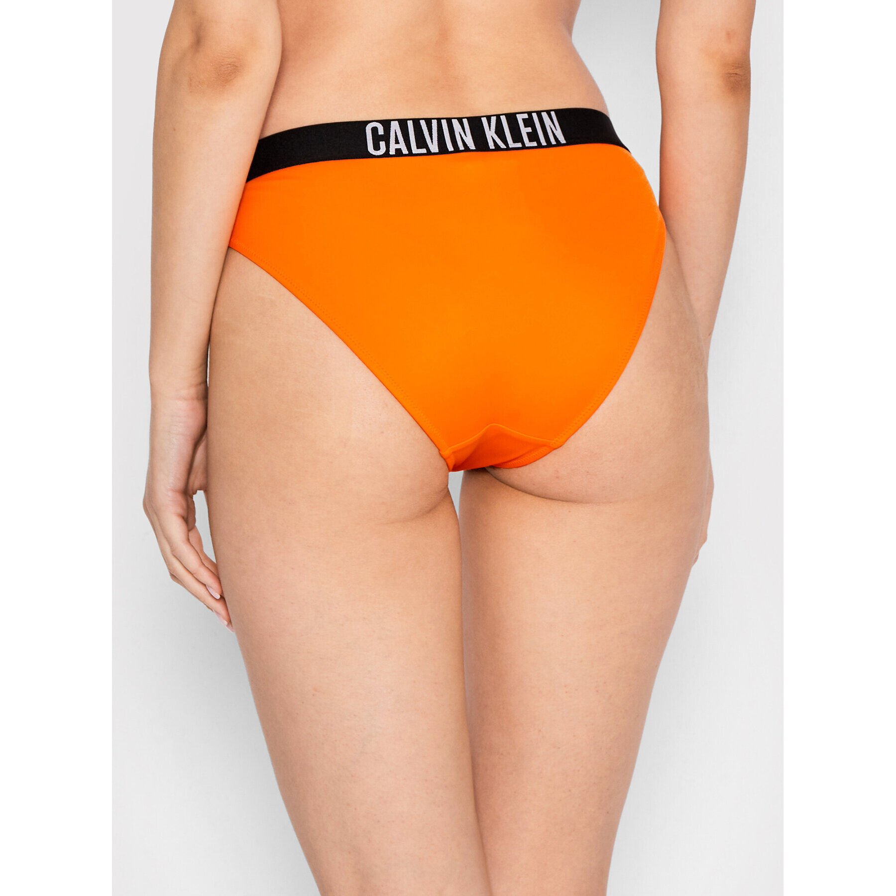 Calvin Klein Swimwear Spodní část bikin Classic KW0KW01728 Oranžová - Pepit.cz