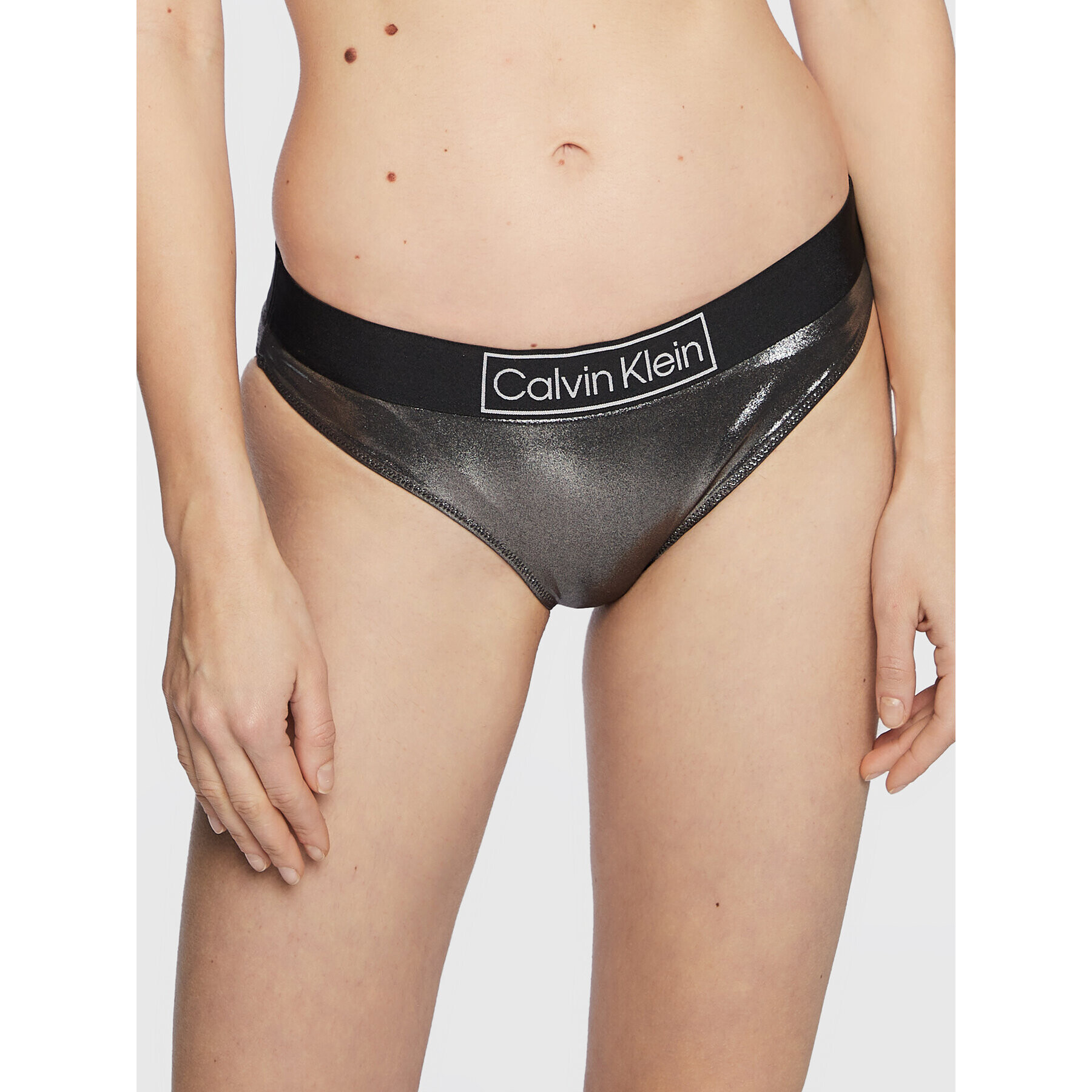 Calvin Klein Swimwear Spodní část bikin Classic KW0KW01949 Černá - Pepit.cz