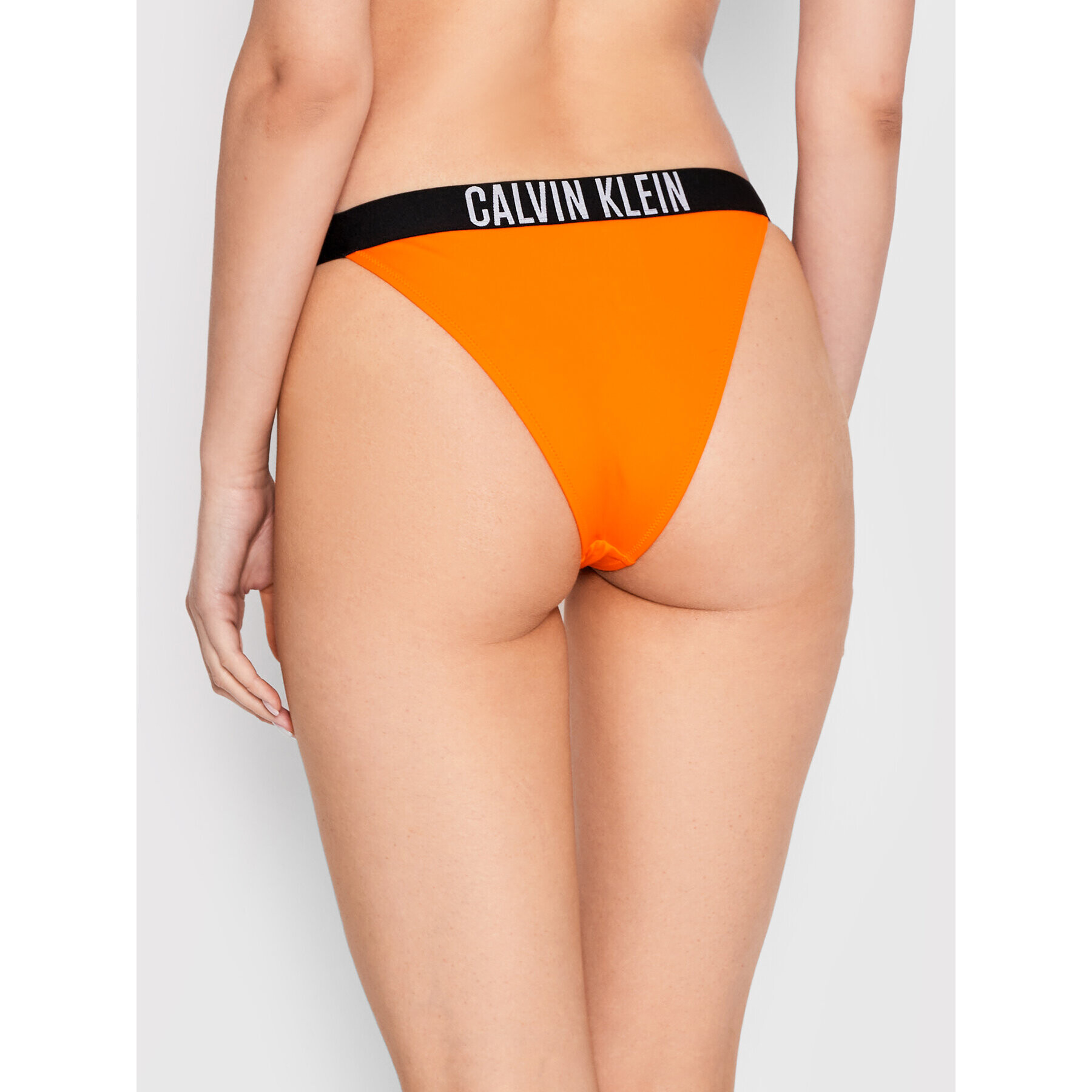 Calvin Klein Swimwear Spodní část bikin Delta KW0KW01726 Oranžová - Pepit.cz