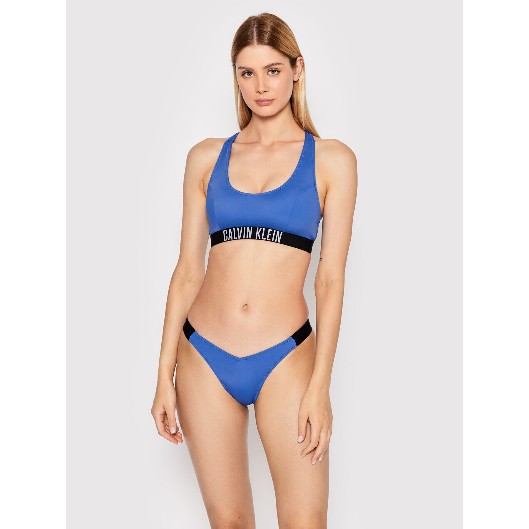 Calvin Klein Swimwear Spodní část bikin Delta KW0KW01726 Tmavomodrá - Pepit.cz