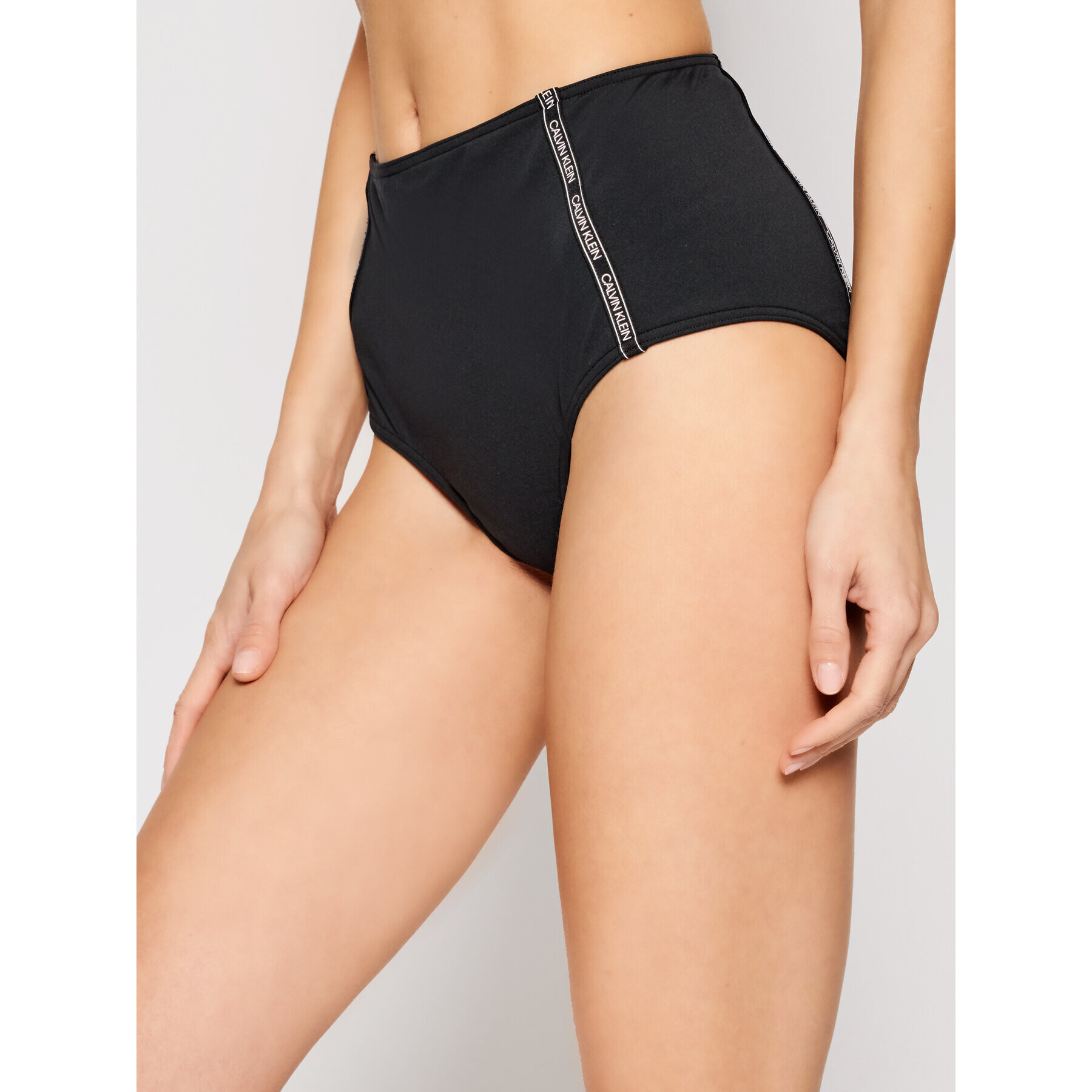 Calvin Klein Swimwear Spodní část bikin High KW0KW01318 Černá - Pepit.cz