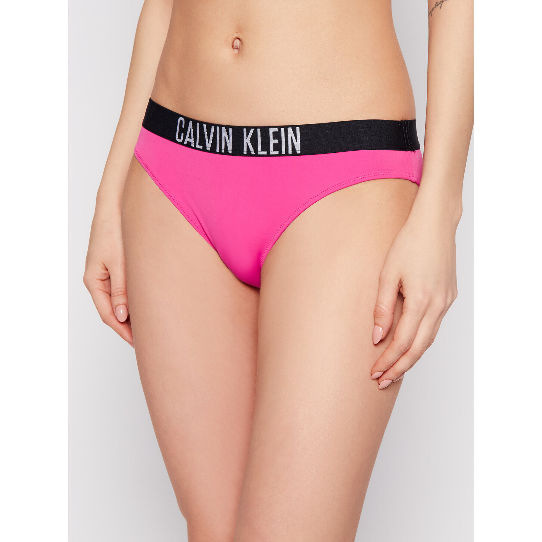 Calvin Klein Swimwear Spodní část bikin KW0KW01233 Fialová - Pepit.cz