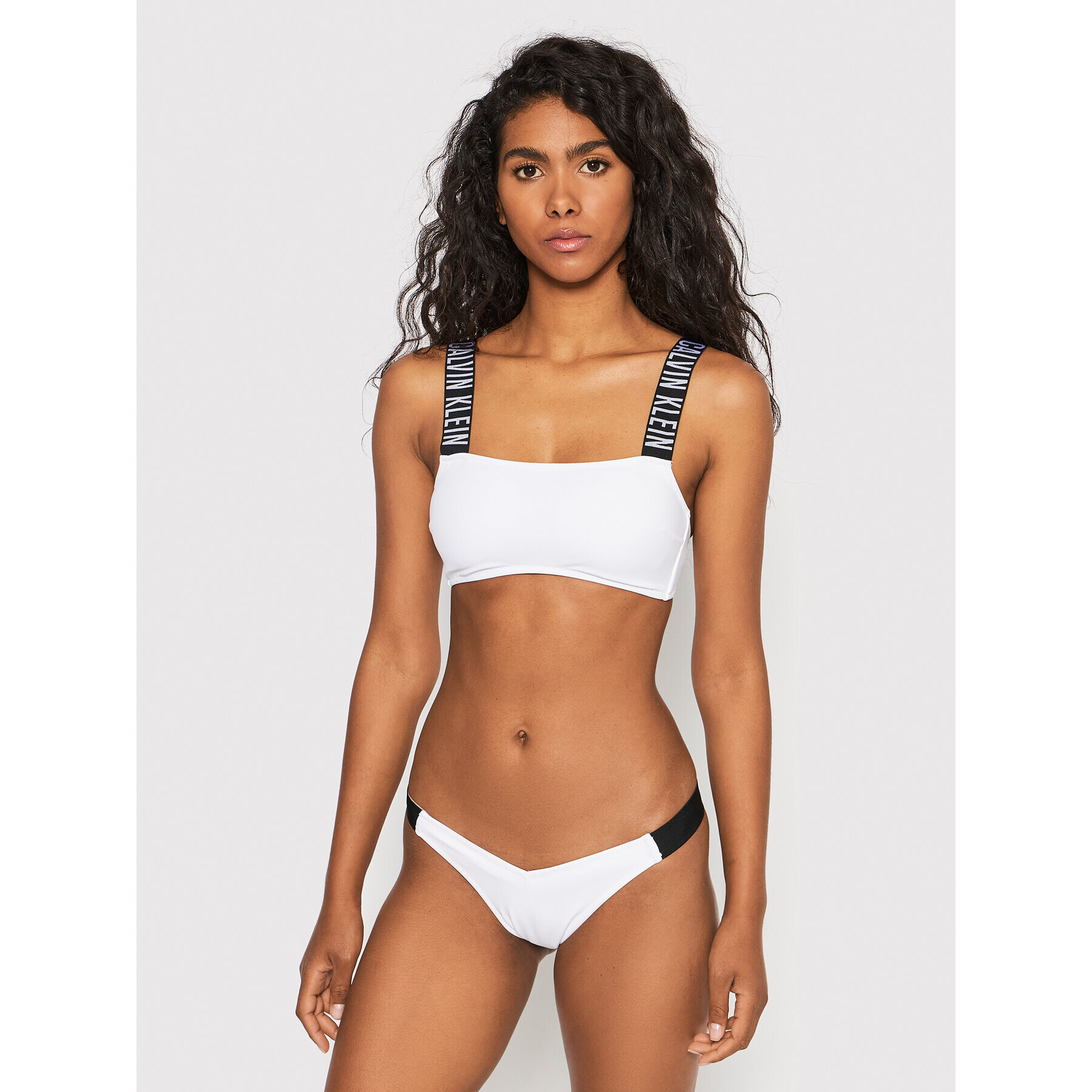 Calvin Klein Swimwear Spodní část bikin KW0KW01726 Bílá - Pepit.cz