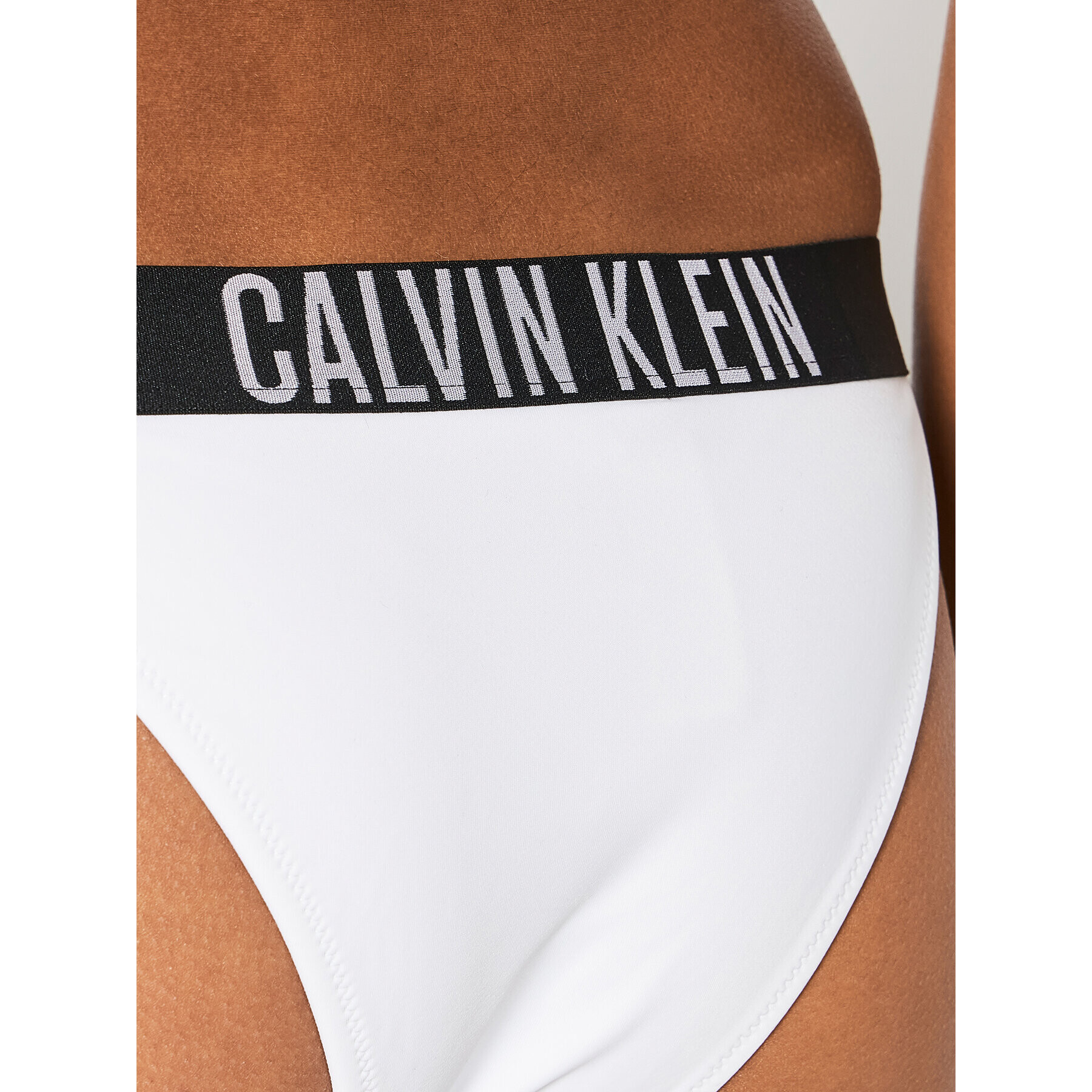 Calvin Klein Swimwear Spodní část bikin KW0KW01726 Bílá - Pepit.cz