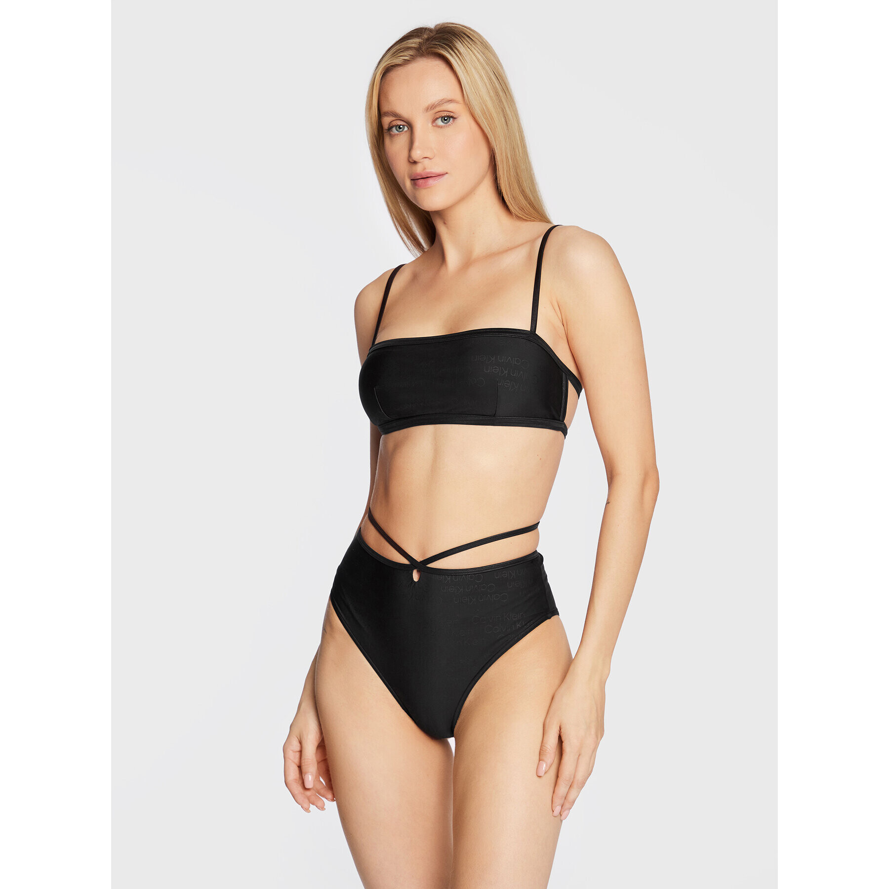 Calvin Klein Swimwear Spodní část bikin KW0KW01894 Černá - Pepit.cz