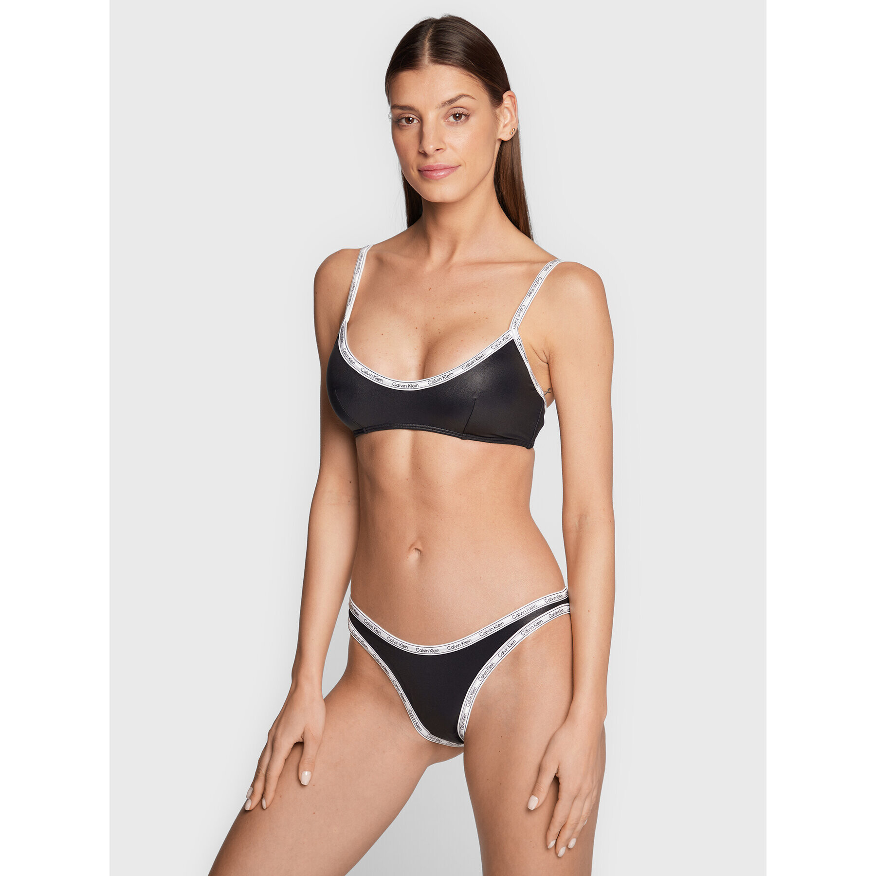 Calvin Klein Swimwear Spodní část bikin KW0KW01952 Černá - Pepit.cz