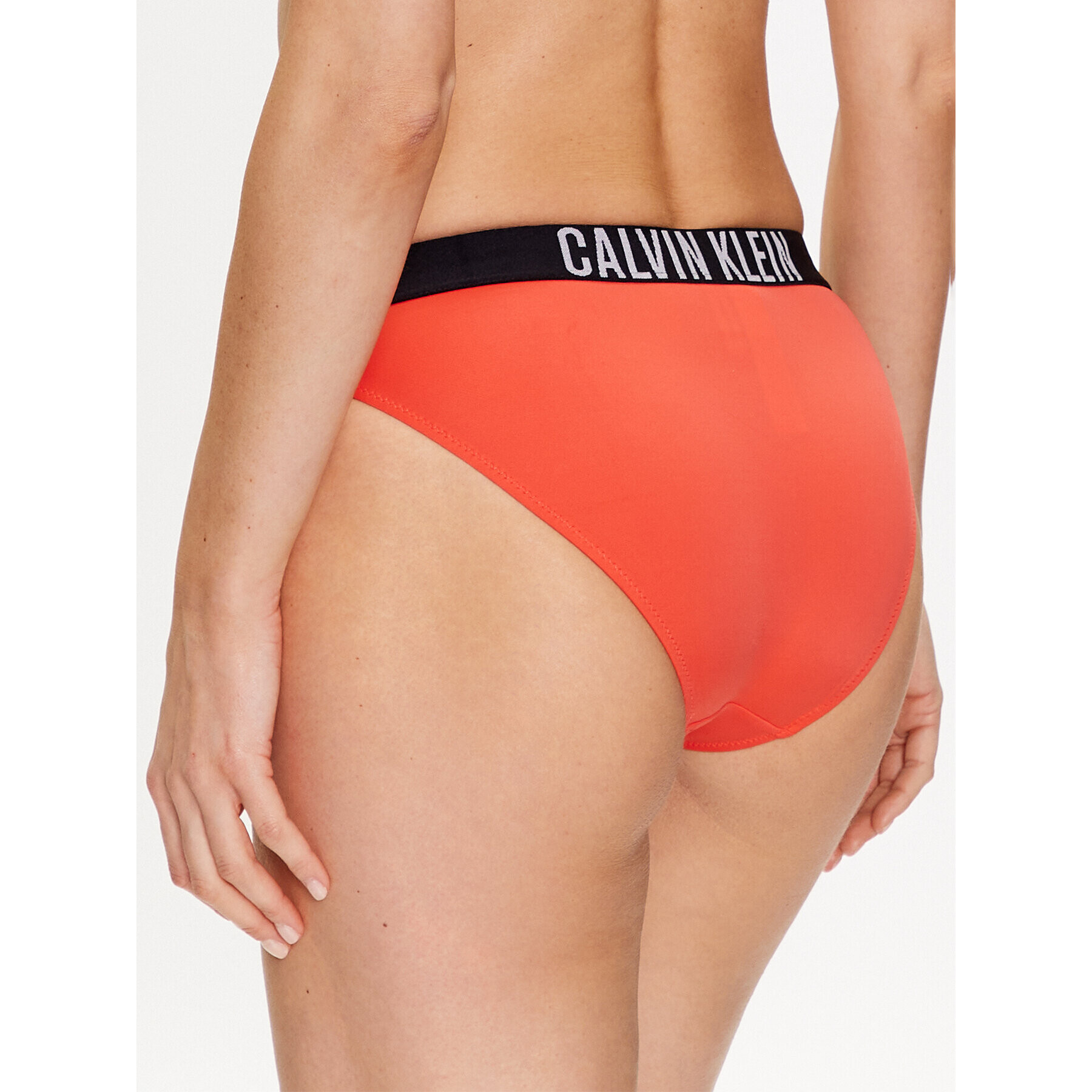 Calvin Klein Swimwear Spodní část bikin KW0KW01983 Oranžová - Pepit.cz