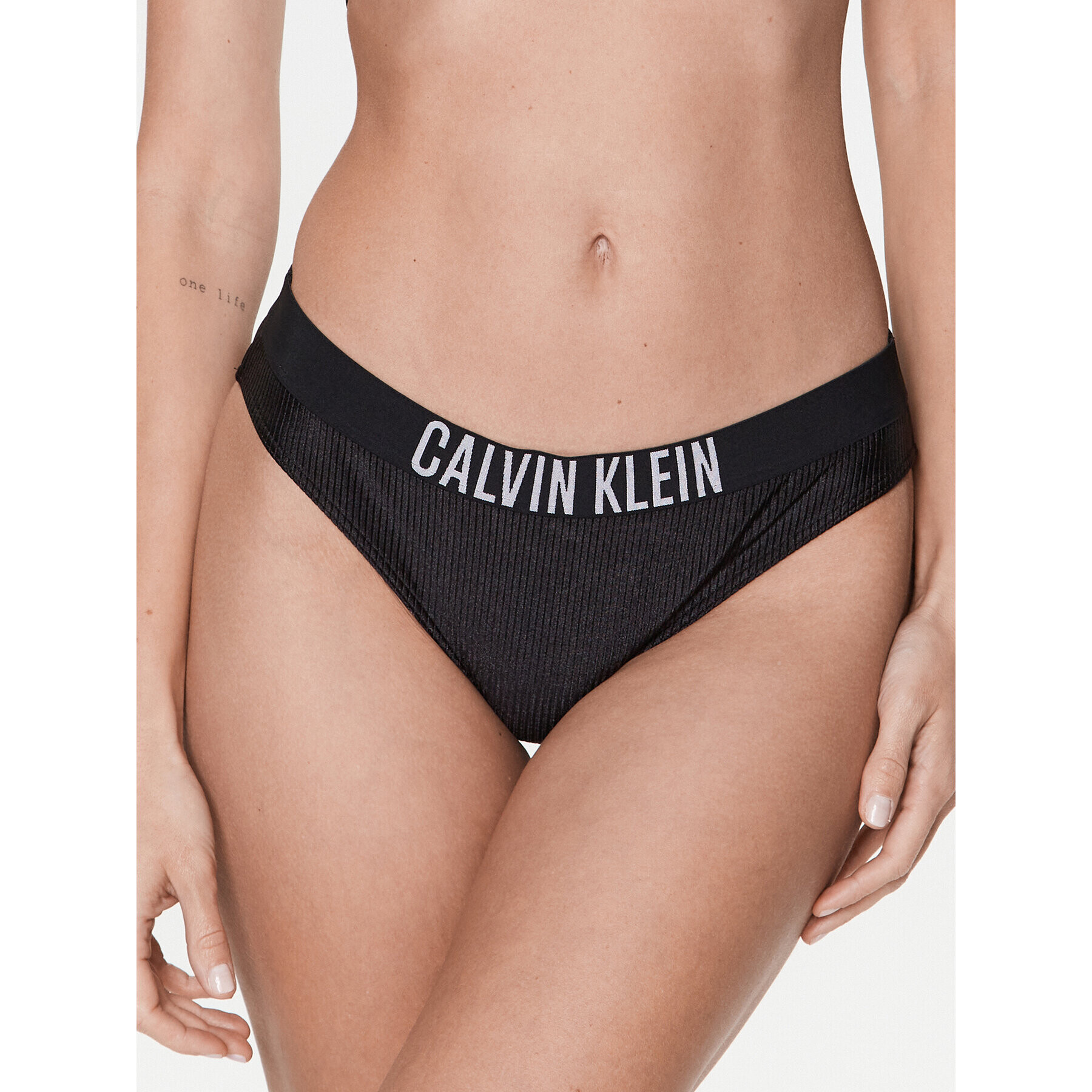 Calvin Klein Swimwear Spodní část bikin KW0KW01986 Černá - Pepit.cz