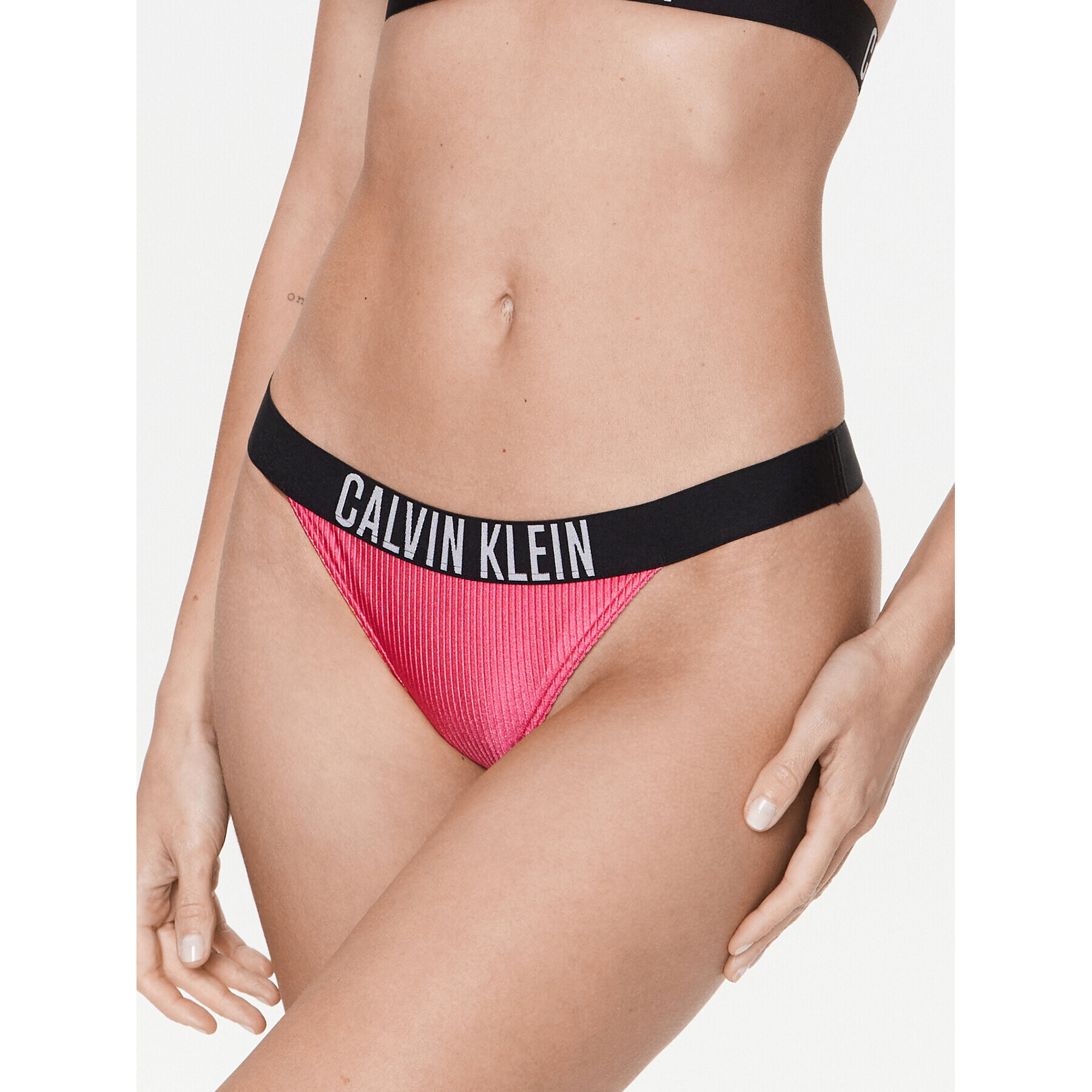 Calvin Klein Swimwear Spodní část bikin KW0KW02019 Růžová - Pepit.cz