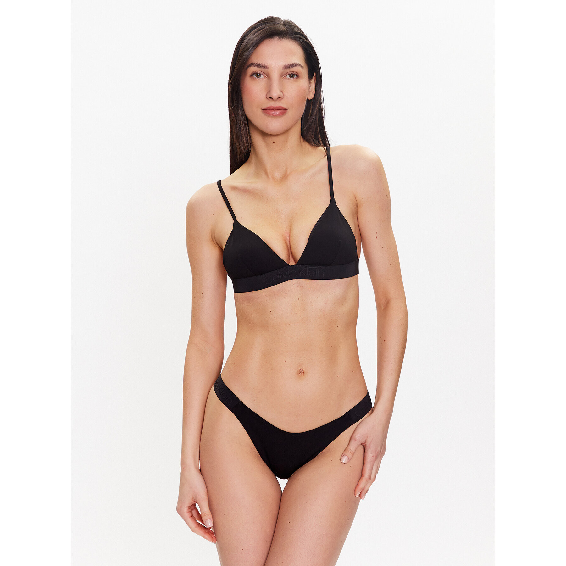 Calvin Klein Swimwear Spodní část bikin KW0KW02034 Černá - Pepit.cz