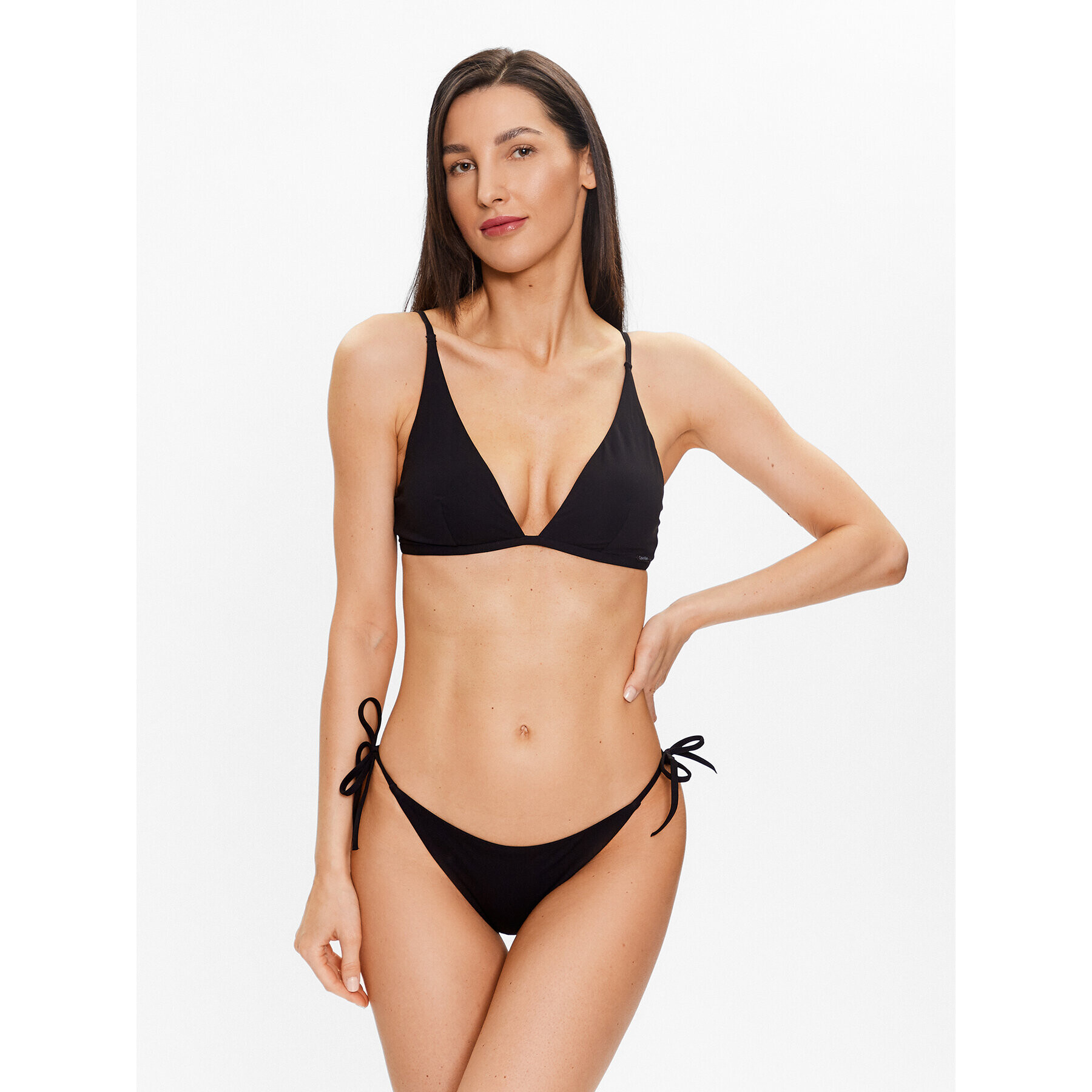 Calvin Klein Swimwear Spodní část bikin KW0KW02102 Černá - Pepit.cz