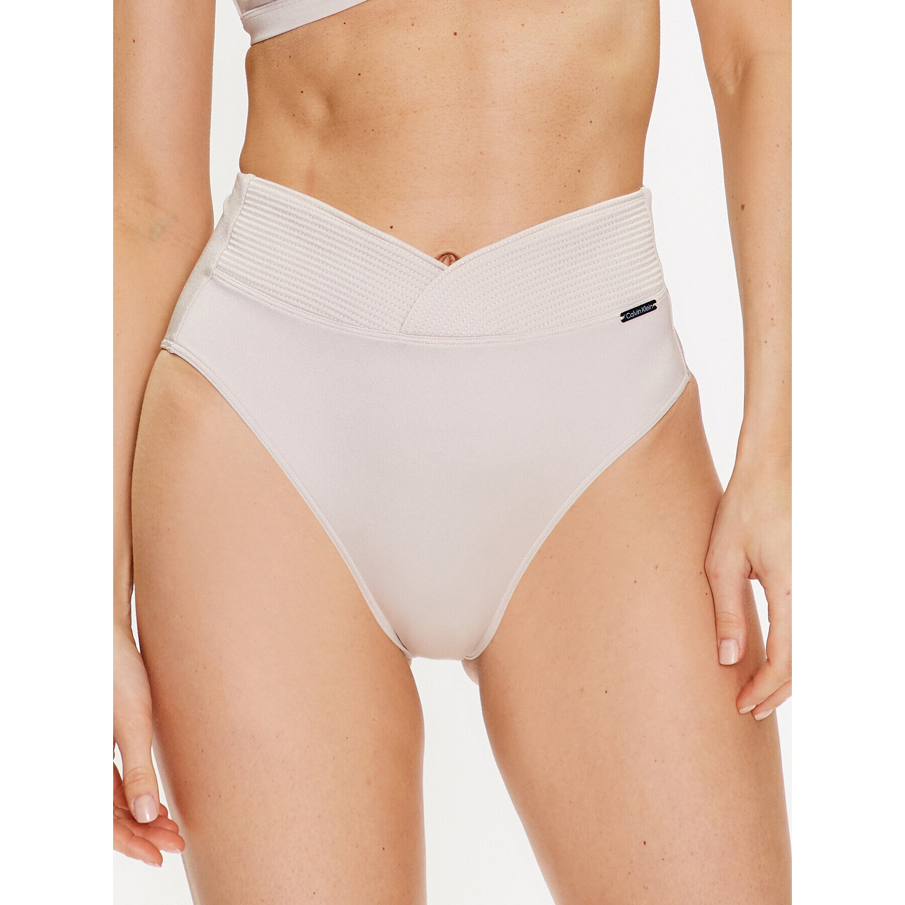 Calvin Klein Swimwear Spodní část bikin KW0KW02141 Béžová - Pepit.cz