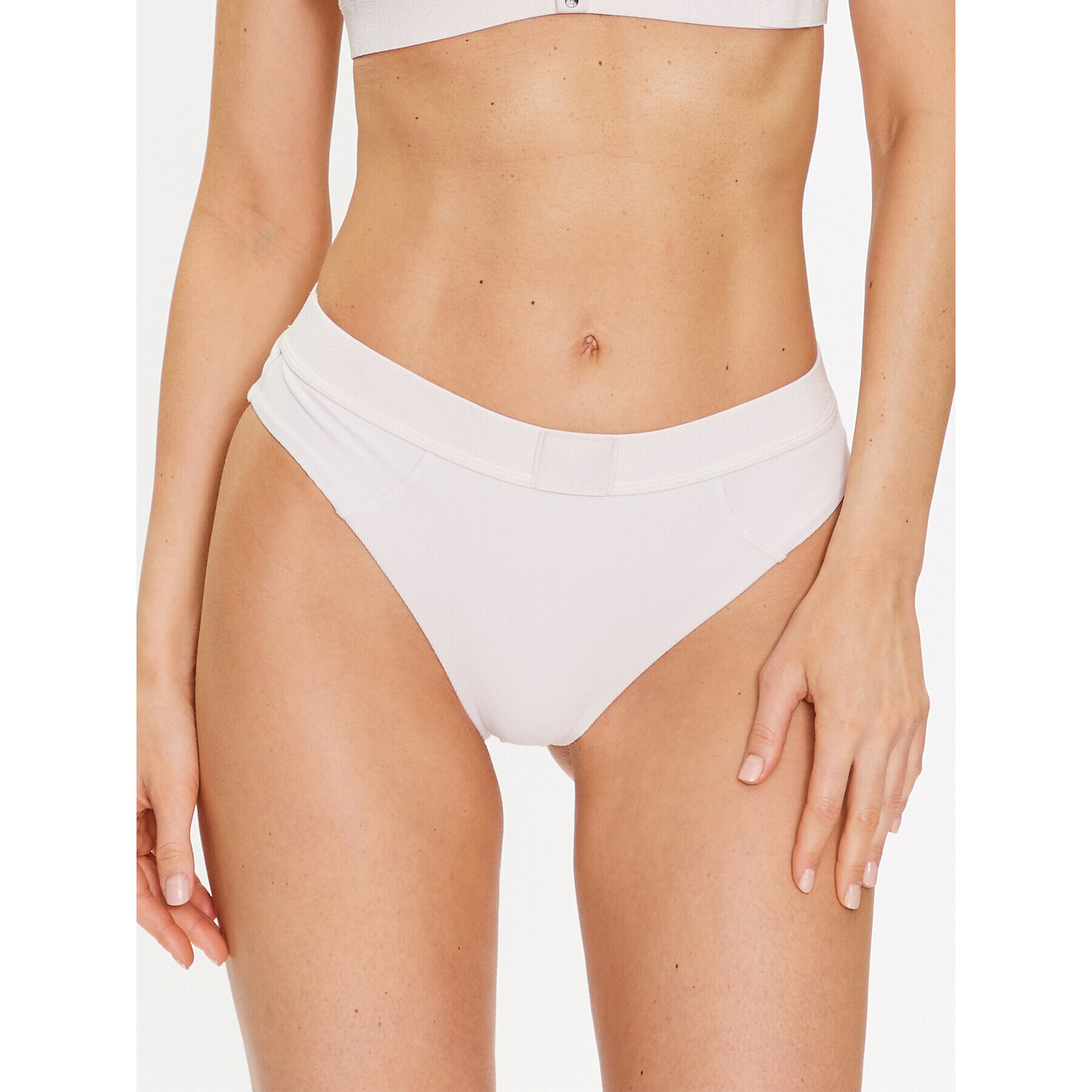 Calvin Klein Swimwear Spodní část bikin KW0KW02150 Écru - Pepit.cz