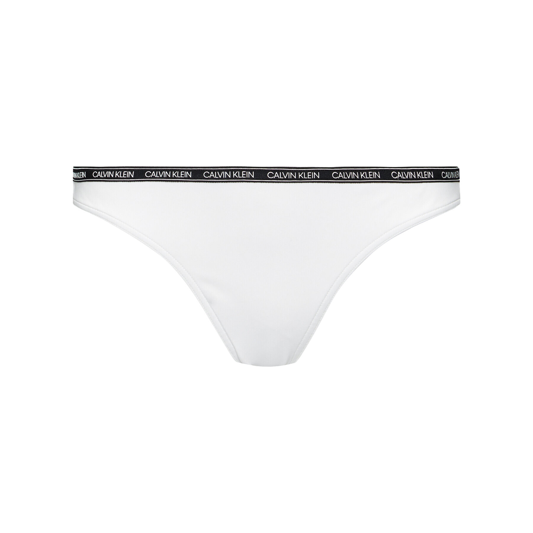 Calvin Klein Swimwear Spodní část bikin Logo Tape KW0KW01275 Bílá - Pepit.cz