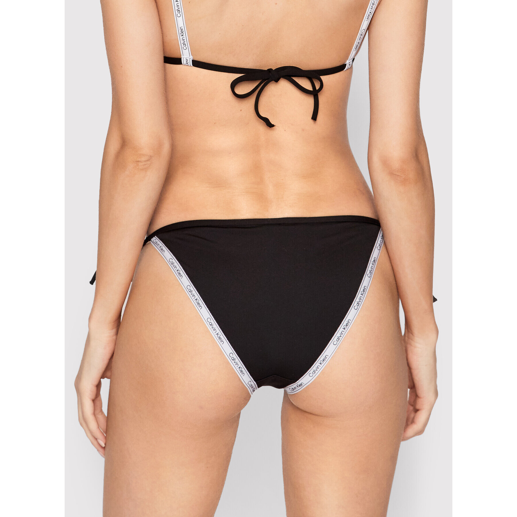 Calvin Klein Swimwear Spodní část bikin Logo Tape KW0KW01711 Černá - Pepit.cz