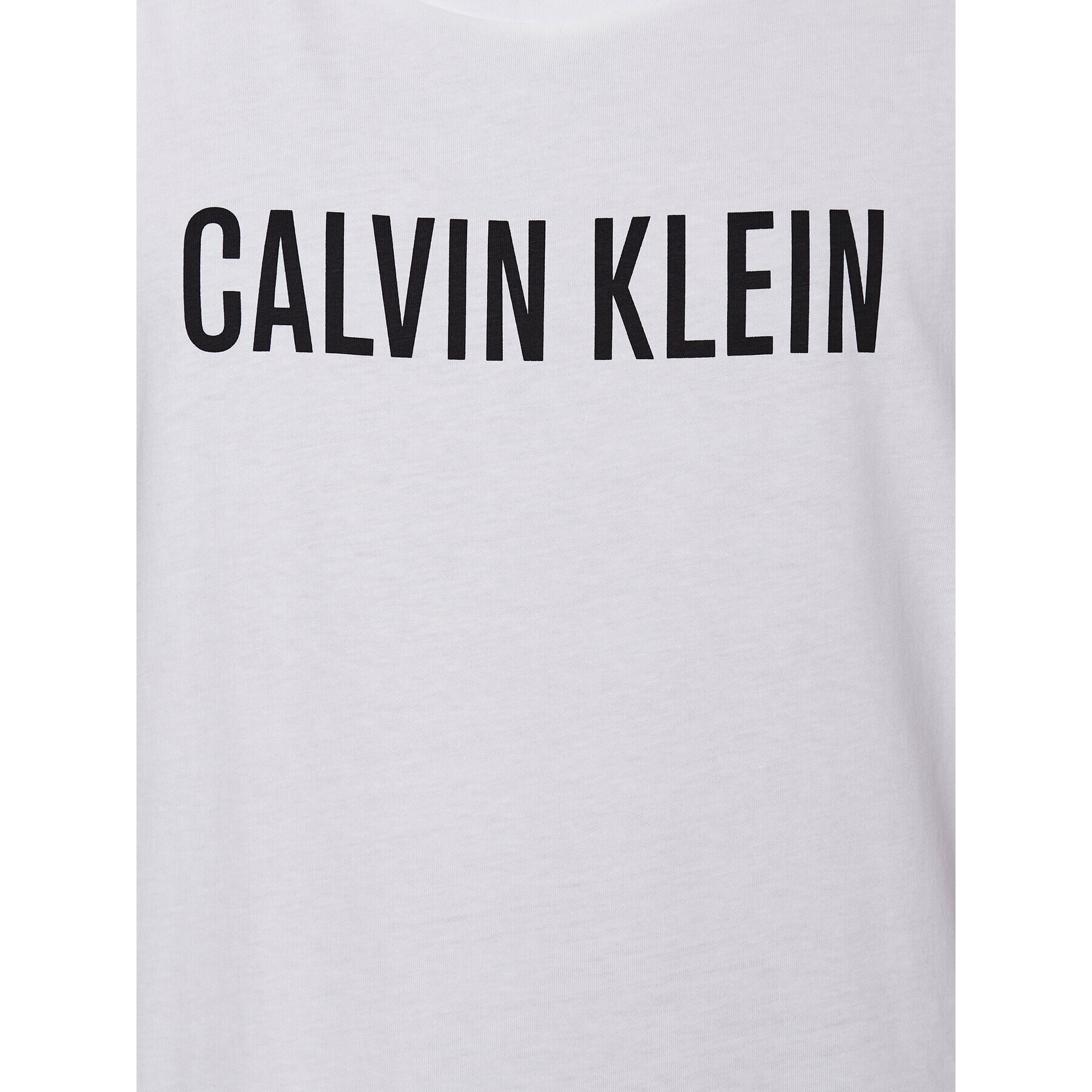 Calvin Klein Swimwear Tank top KM0KM00837 Bílá Regular Fit - Pepit.cz