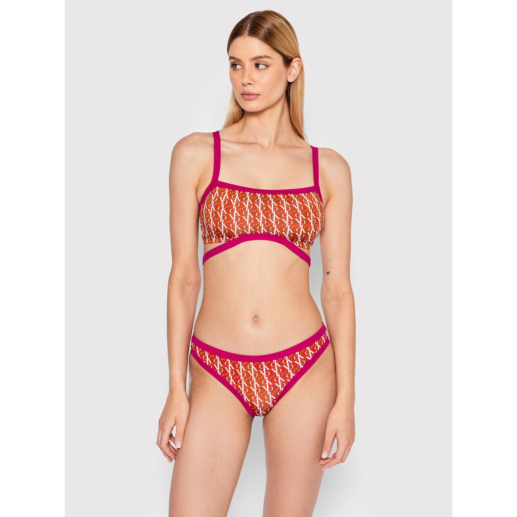 Calvin Klein Swimwear Vrchní část bikin Bandeau KW0KW01746 Barevná - Pepit.cz