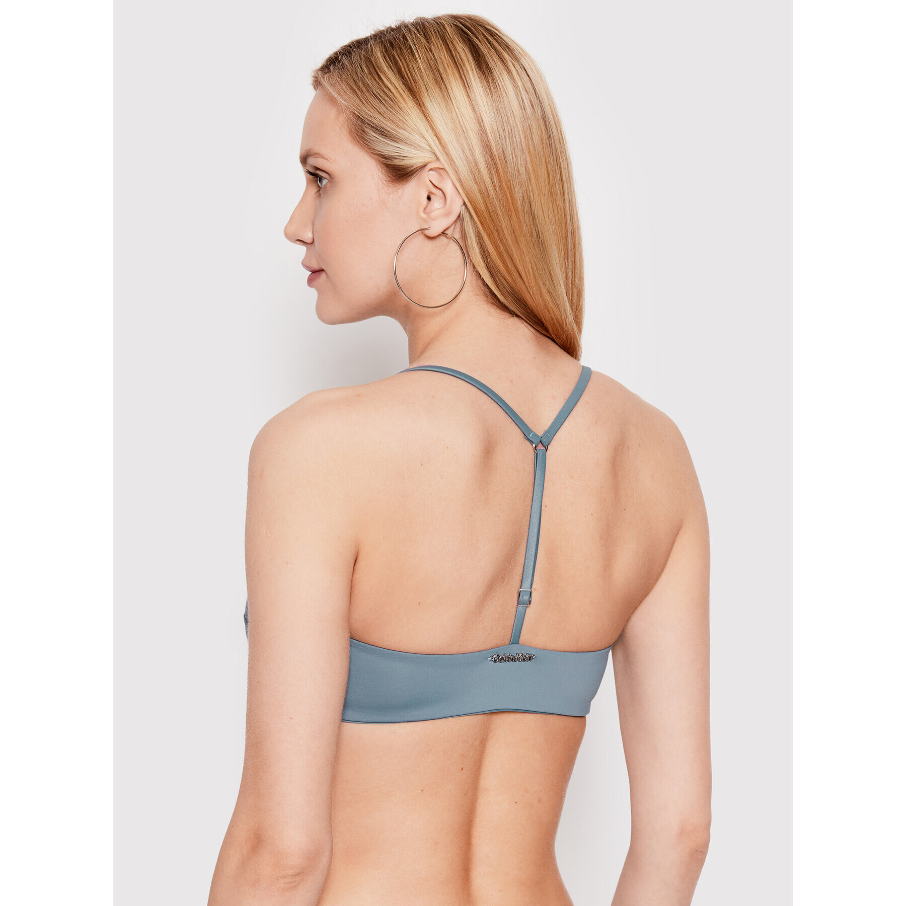 Calvin Klein Swimwear Vrchní část bikin Core Essentials KW0KW01605 Modrá - Pepit.cz