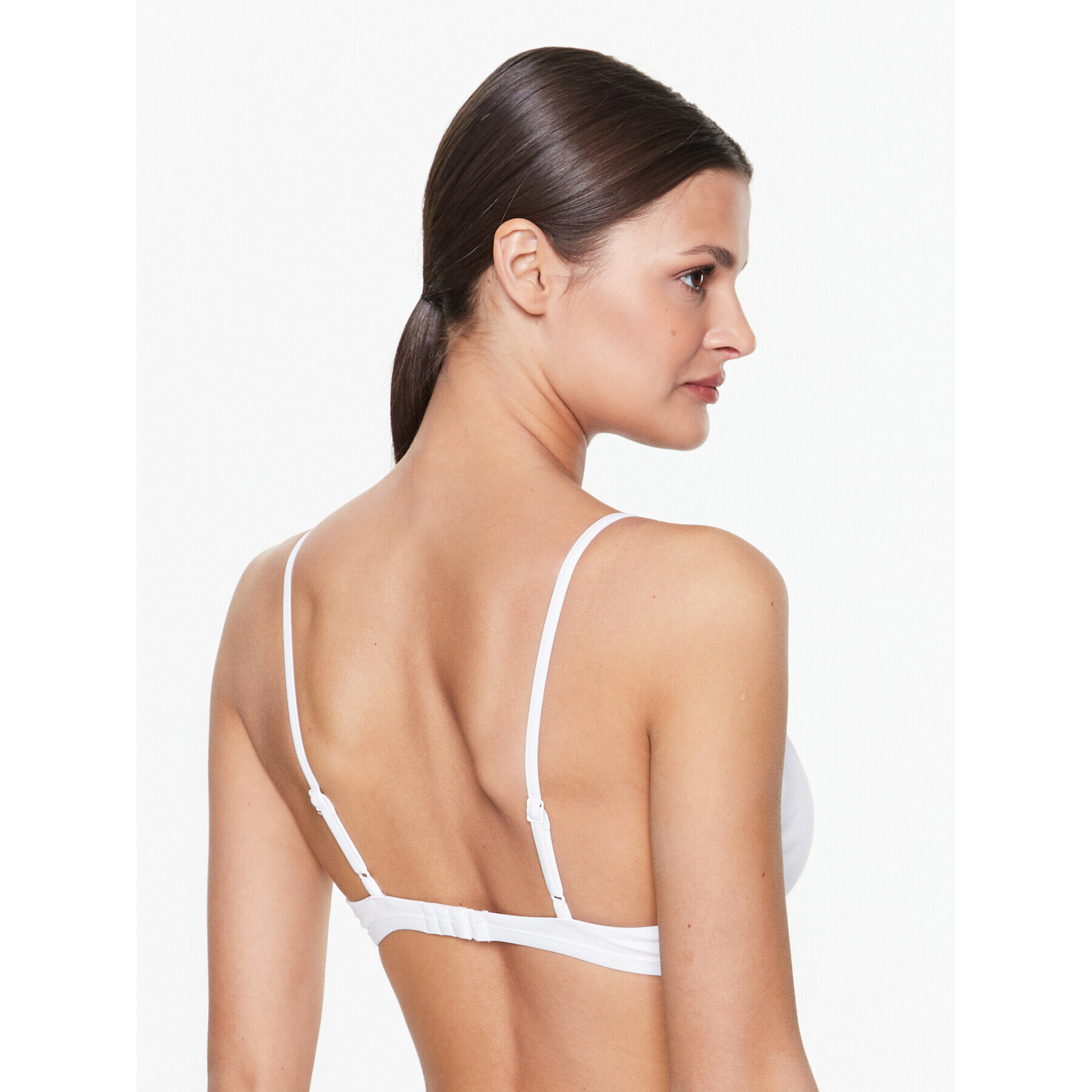 Calvin Klein Swimwear Vrchní část bikin Fixed KW0KW02041 Bílá - Pepit.cz