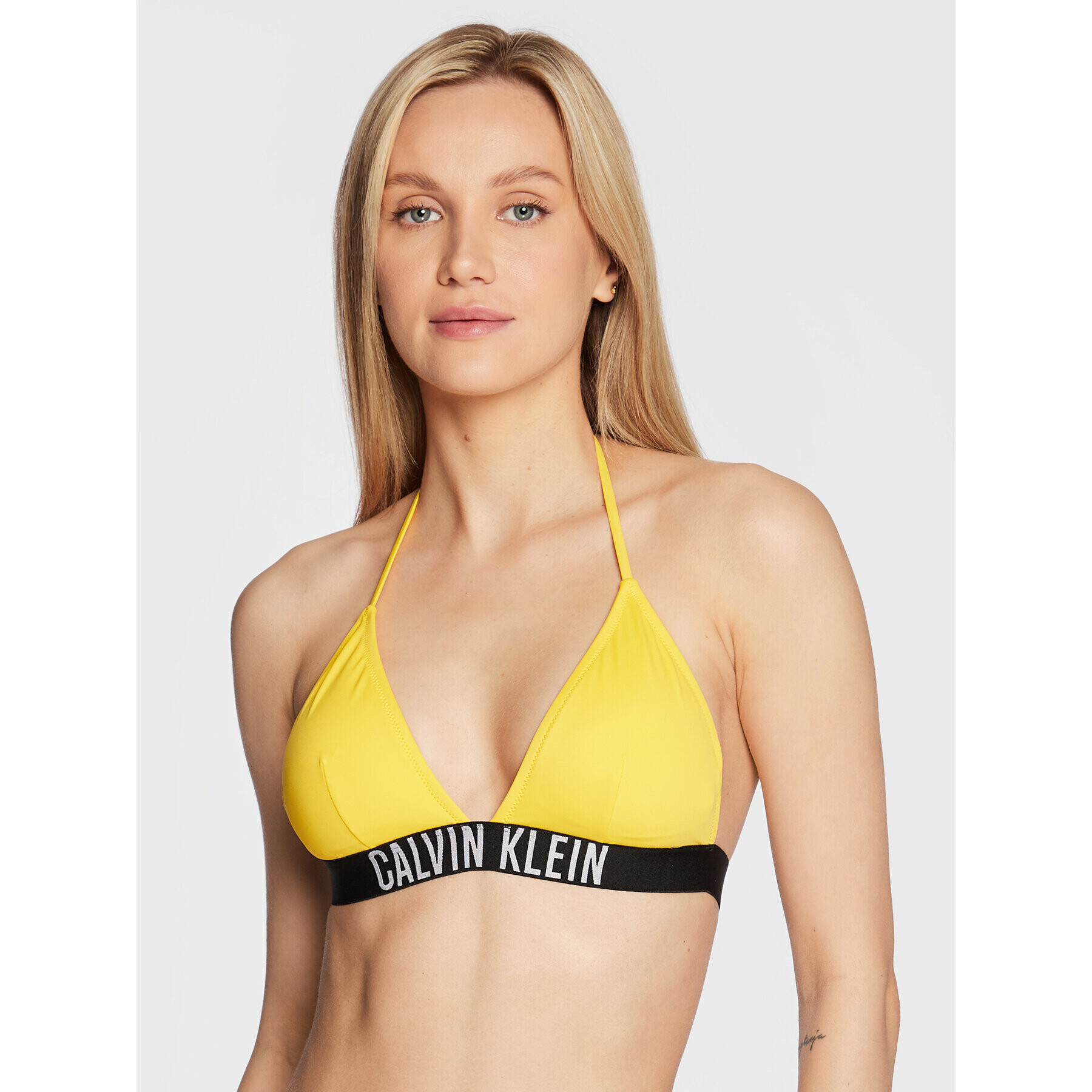 Calvin Klein Swimwear Vrchní část bikin Intense Power KW0KW01850 Žlutá - Pepit.cz