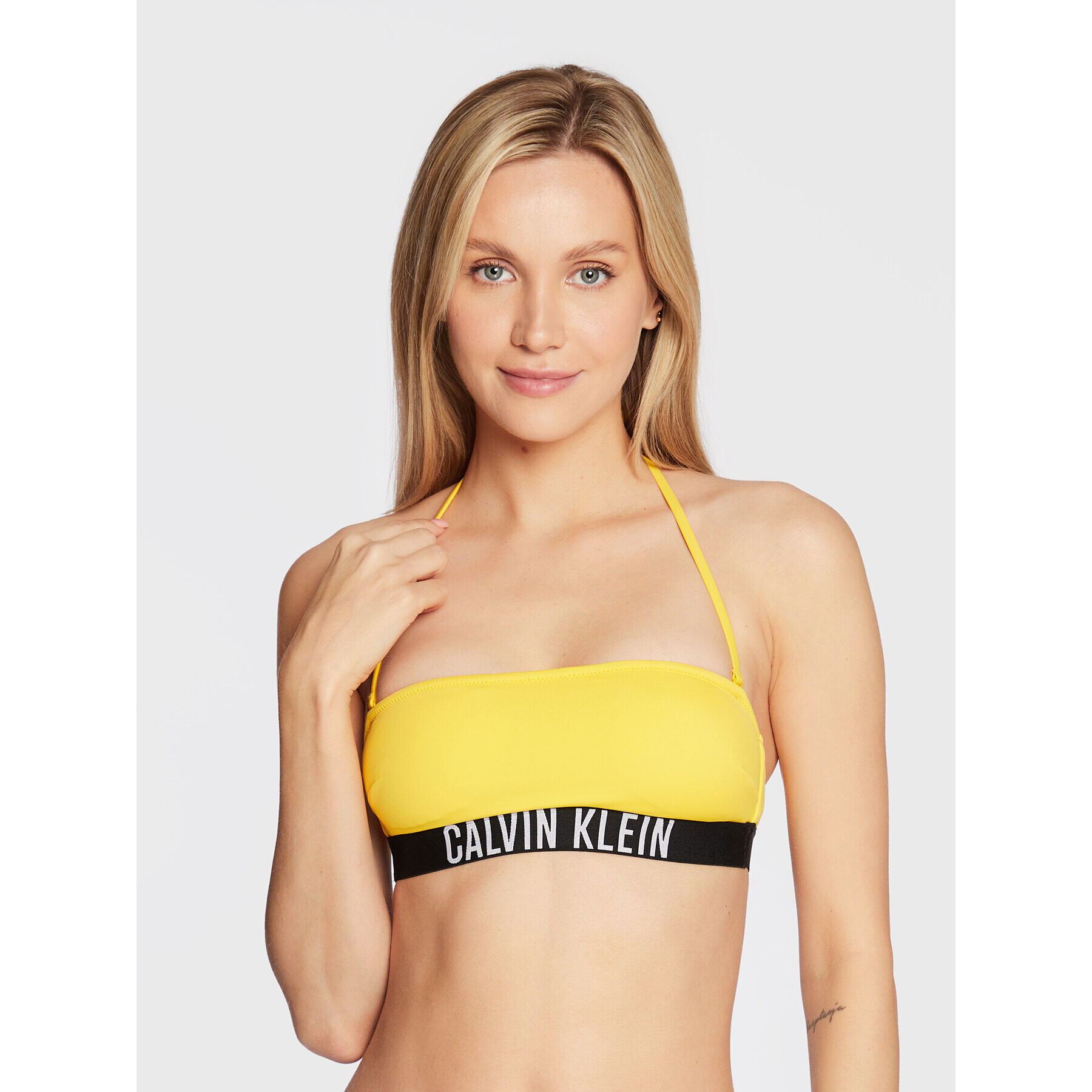 Calvin Klein Swimwear Vrchní část bikin Intense Power KW0KW01907 Žlutá - Pepit.cz