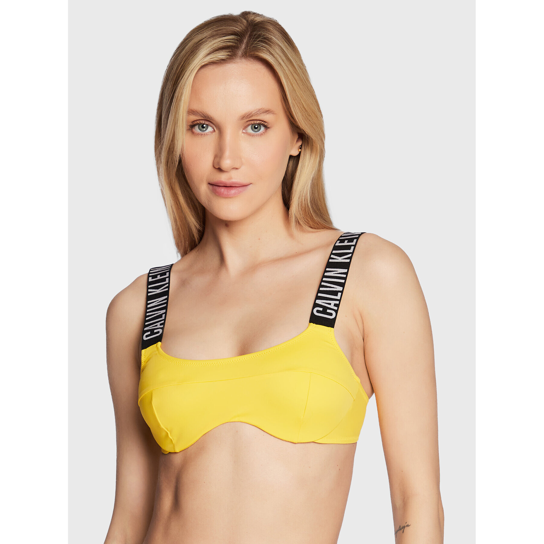 Calvin Klein Swimwear Vrchní část bikin Intense Power KW0KW01908 Žlutá - Pepit.cz