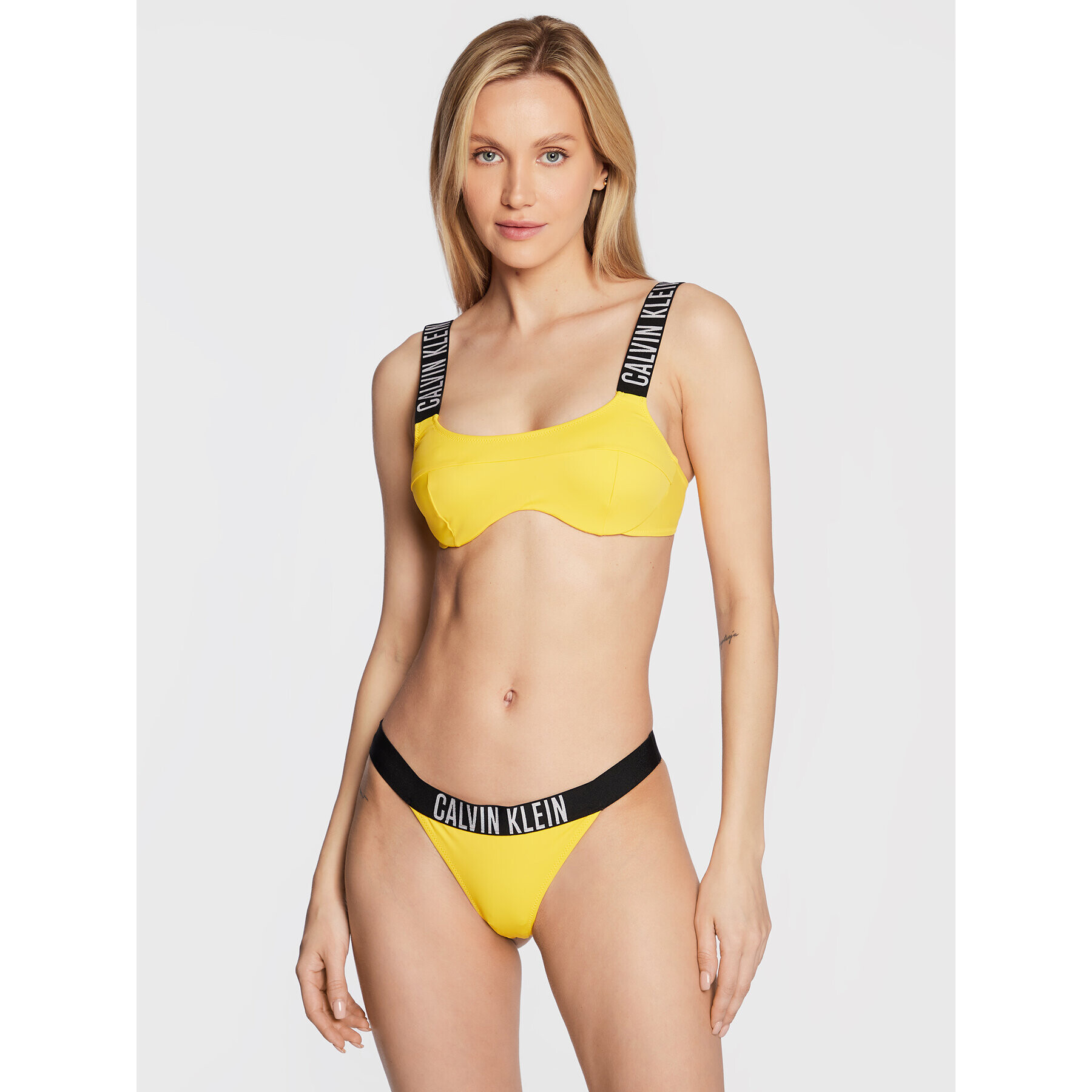 Calvin Klein Swimwear Vrchní část bikin Intense Power KW0KW01908 Žlutá - Pepit.cz