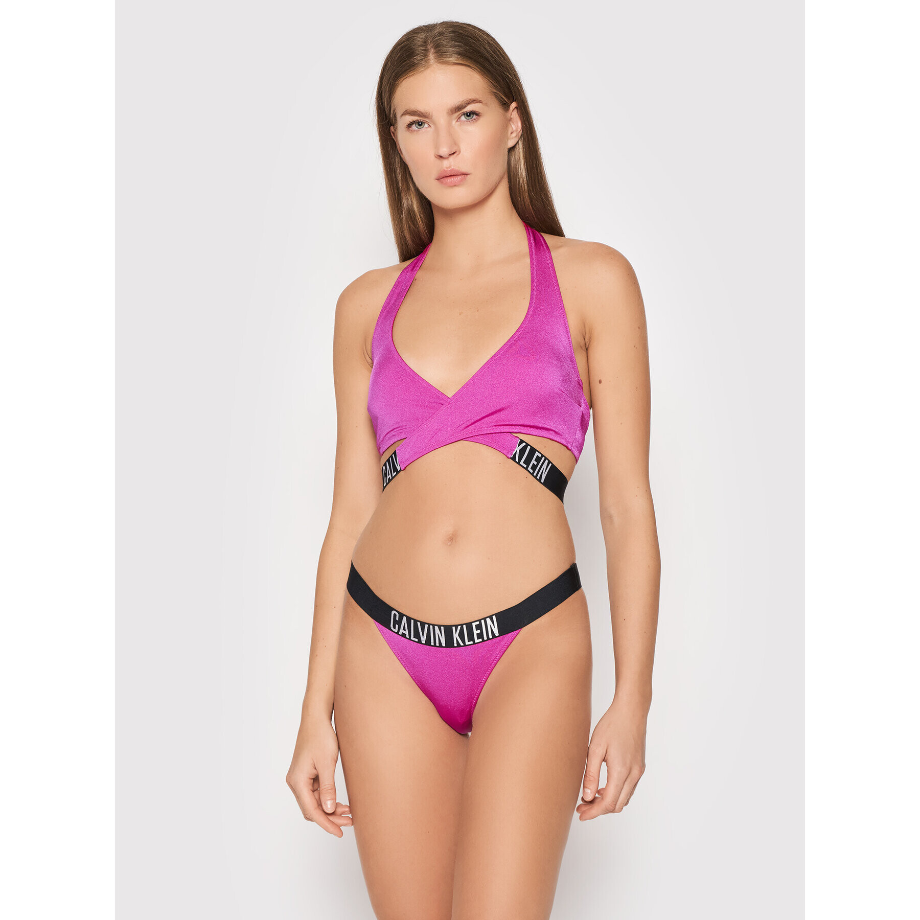 Calvin Klein Swimwear Vrchní část bikin KW0KW01460 Růžová - Pepit.cz