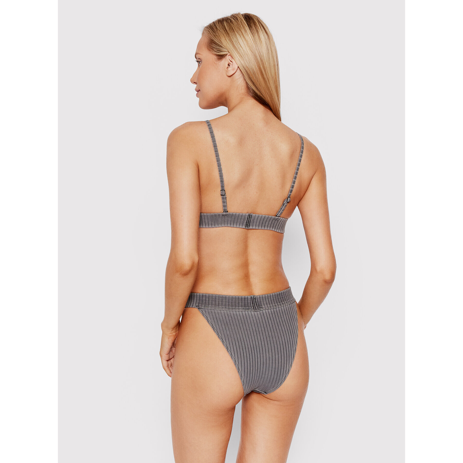 Calvin Klein Swimwear Vrchní část bikin KW0KW01748 Šedá - Pepit.cz