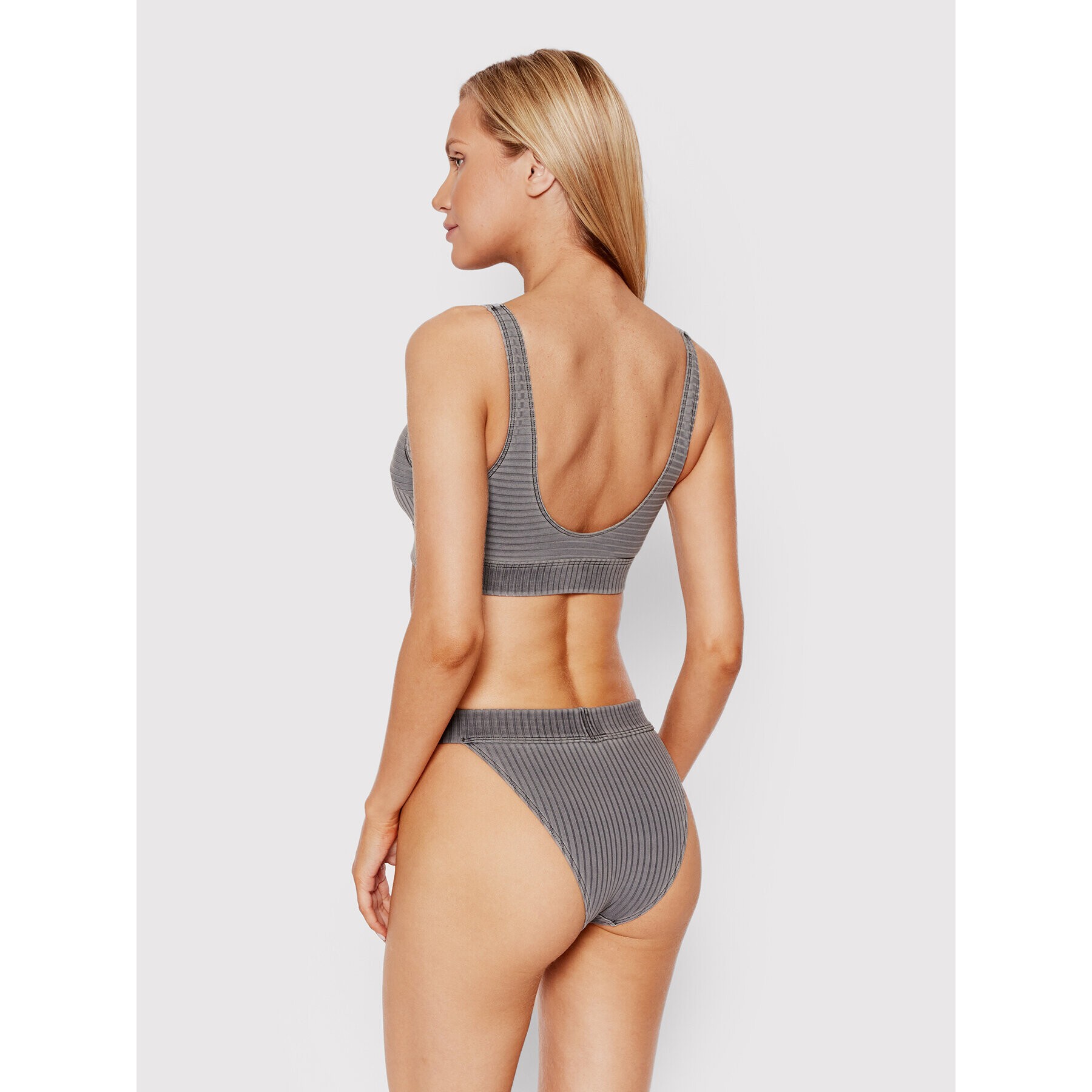 Calvin Klein Swimwear Vrchní část bikin KW0KW01753 Šedá - Pepit.cz