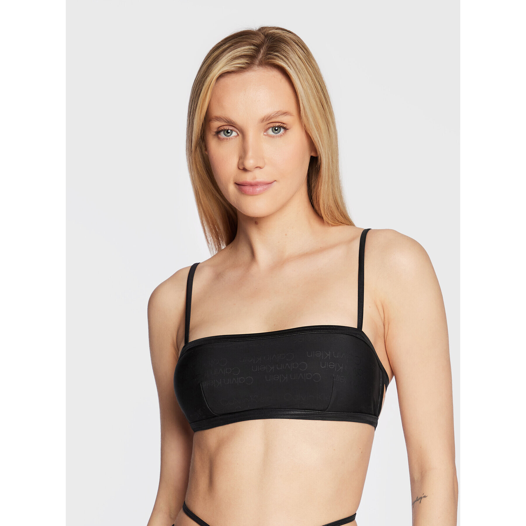 Calvin Klein Swimwear Vrchní část bikin KW0KW01897 Černá - Pepit.cz