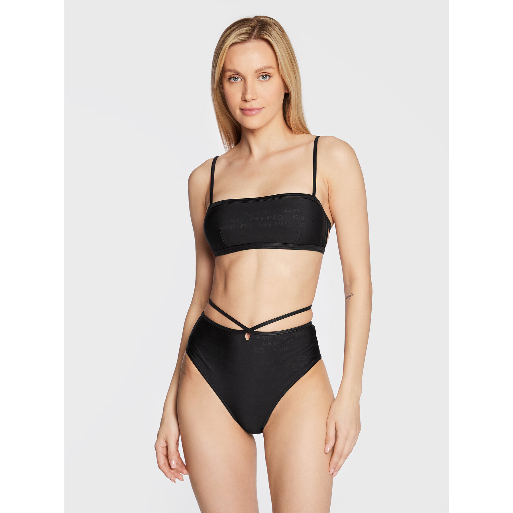 Calvin Klein Swimwear Vrchní část bikin KW0KW01897 Černá - Pepit.cz